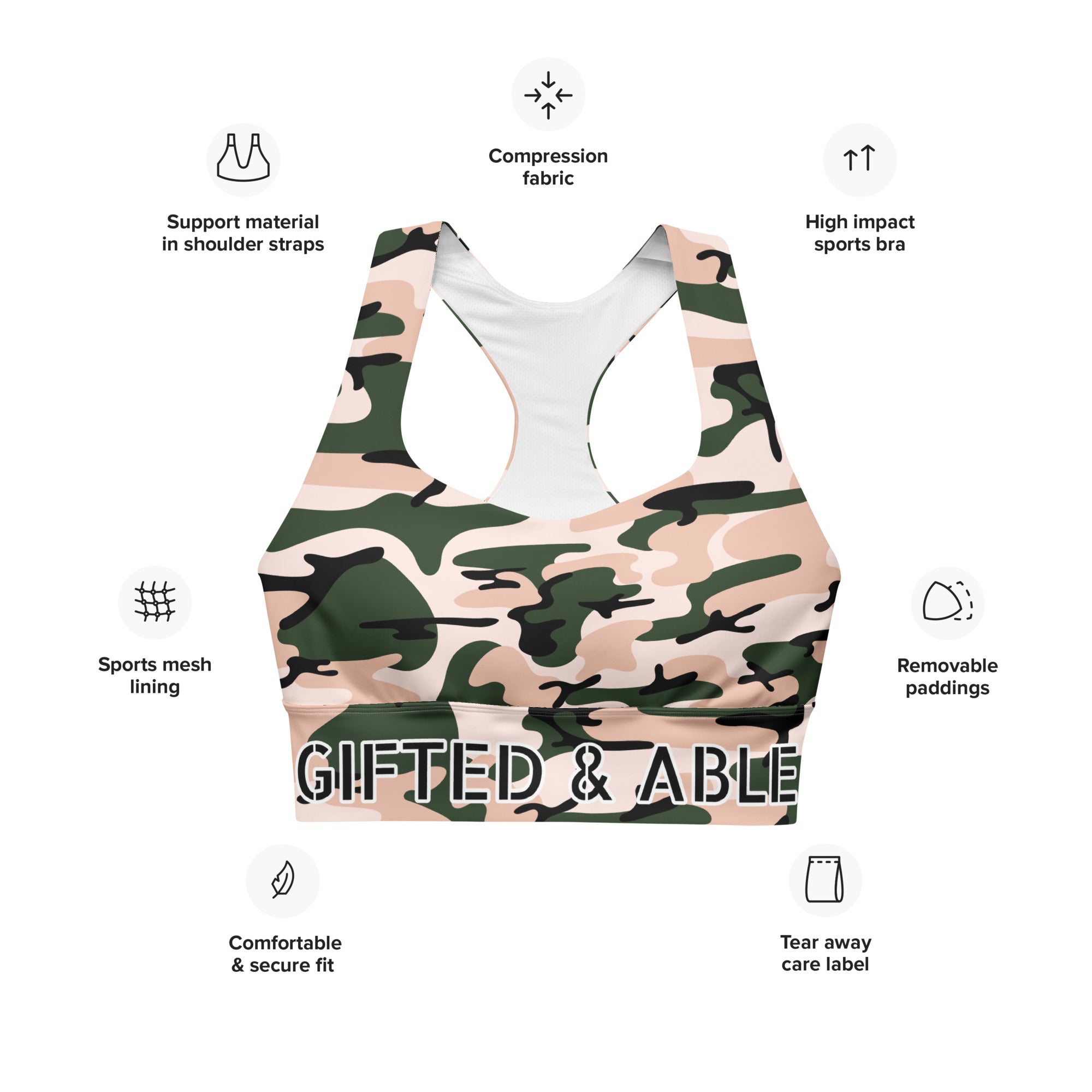 Cadet Longline sports bra