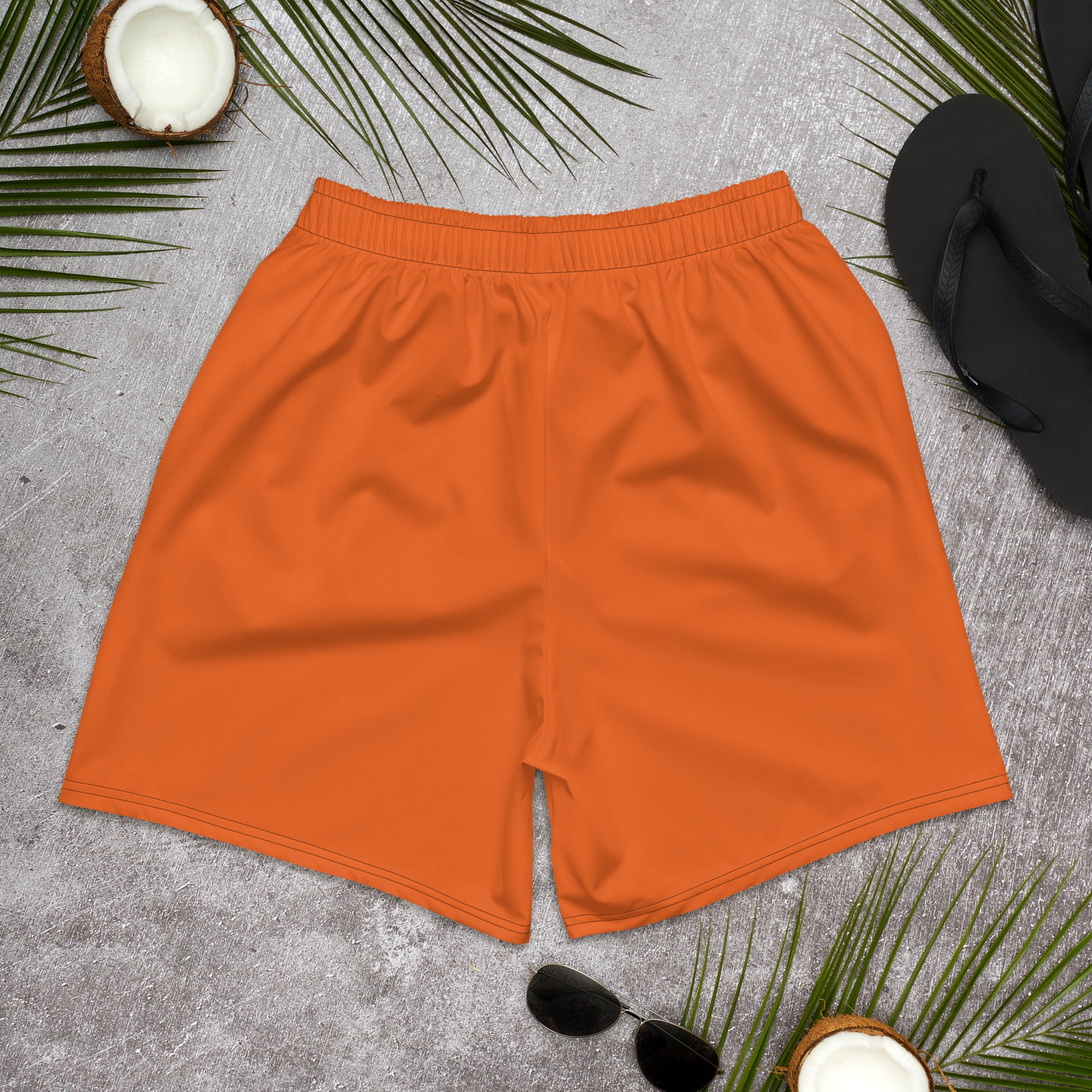 Orange Men's Recycled Athletic Shorts