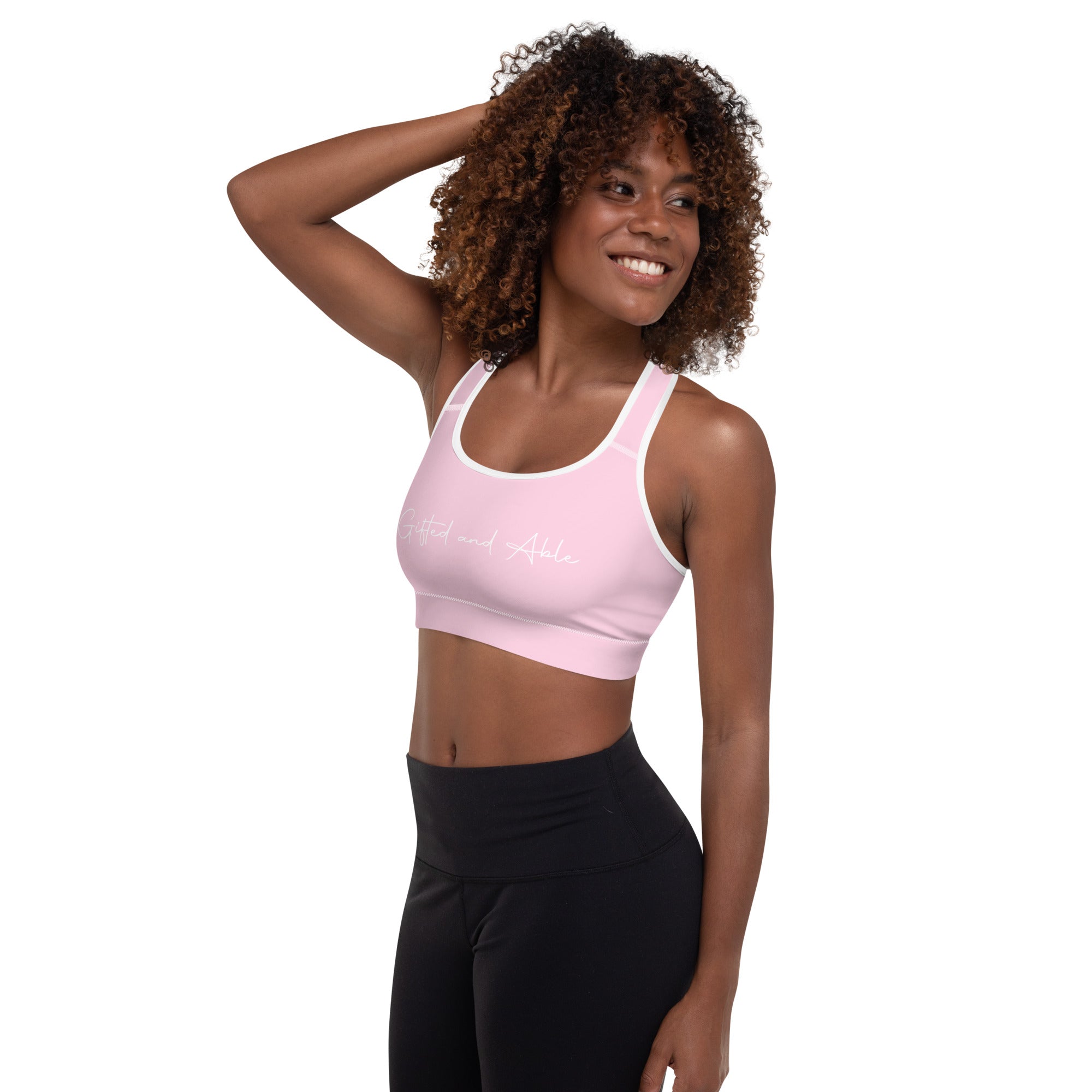 Pink Signature Padded Sports Bra