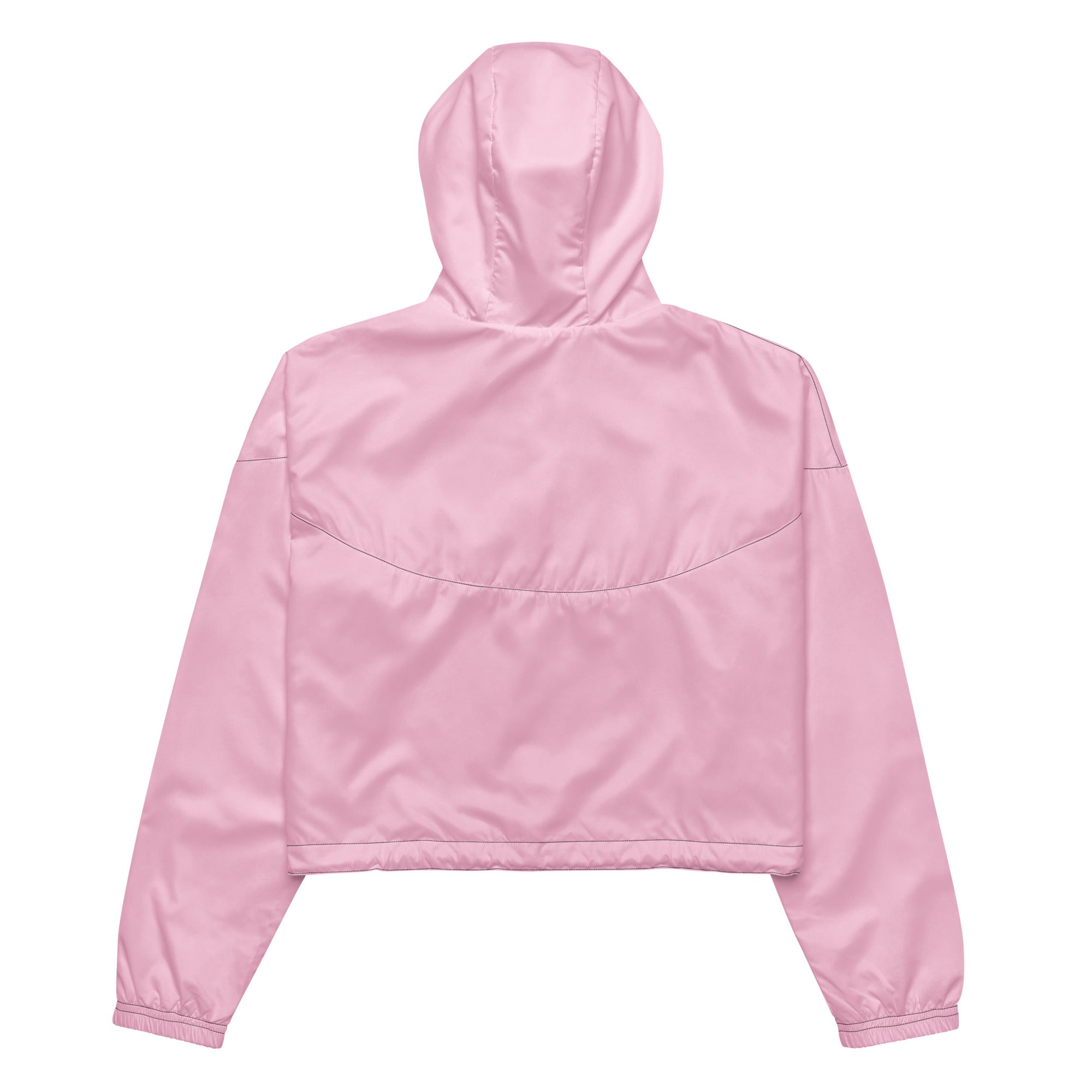 Pink cropped windbreaker