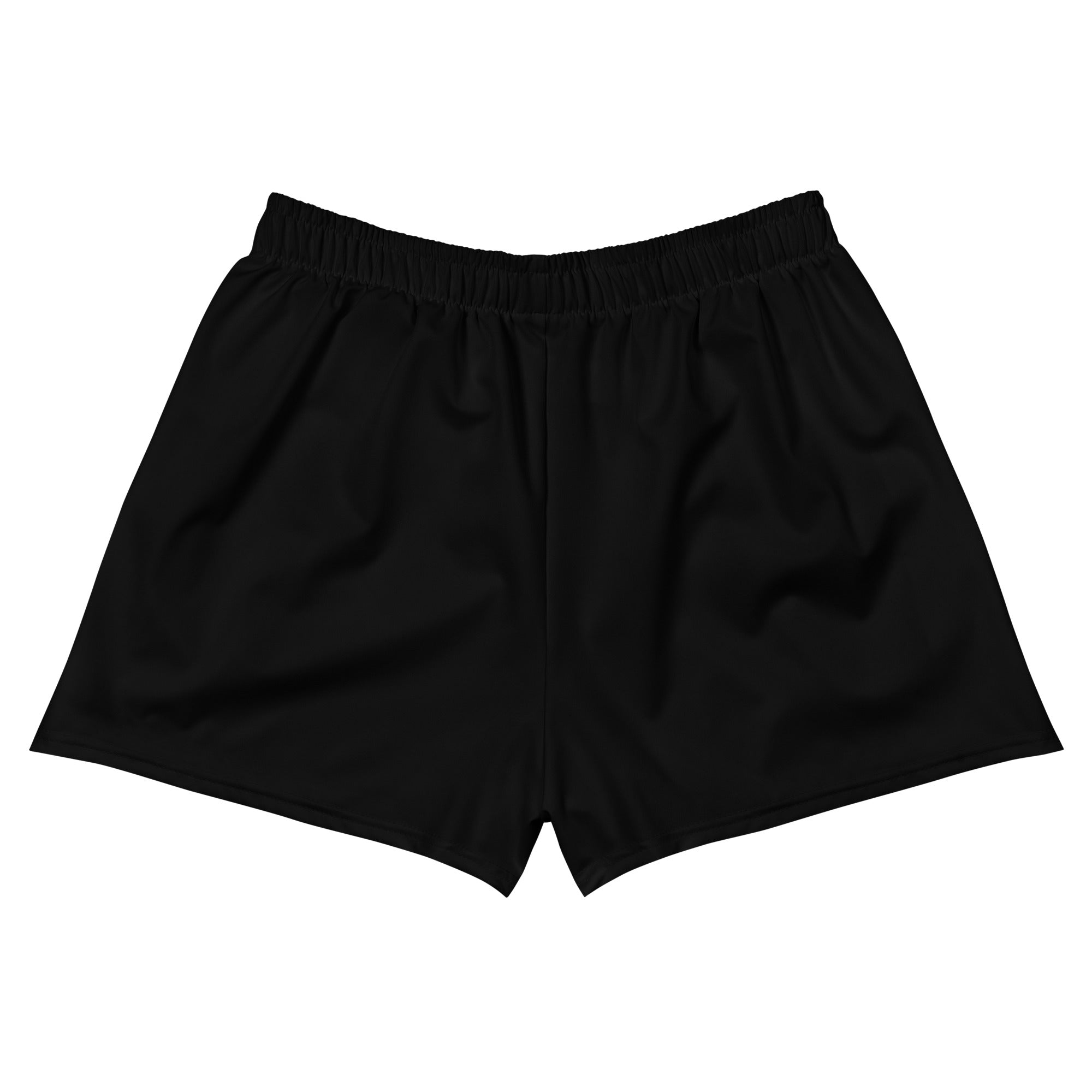 Women's Black Recycled Athletic Shorts