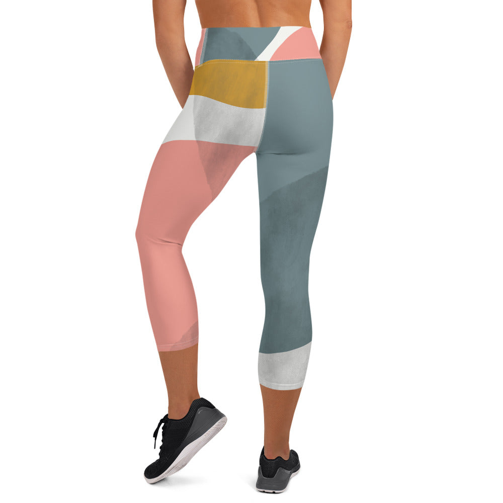 Mixed Up Yoga Capri Leggings