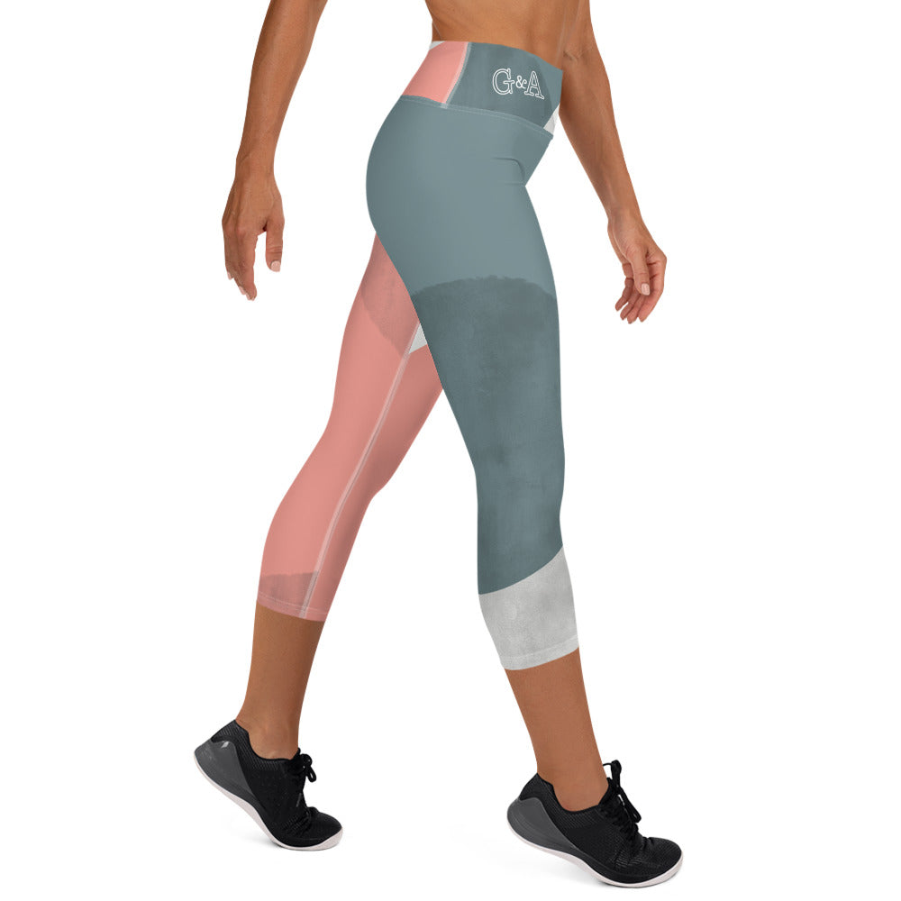 Mixed Up Yoga Capri Leggings