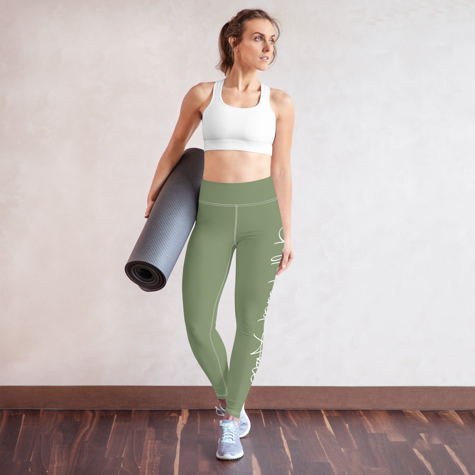 Camo Green Signature Yoga Leggings
