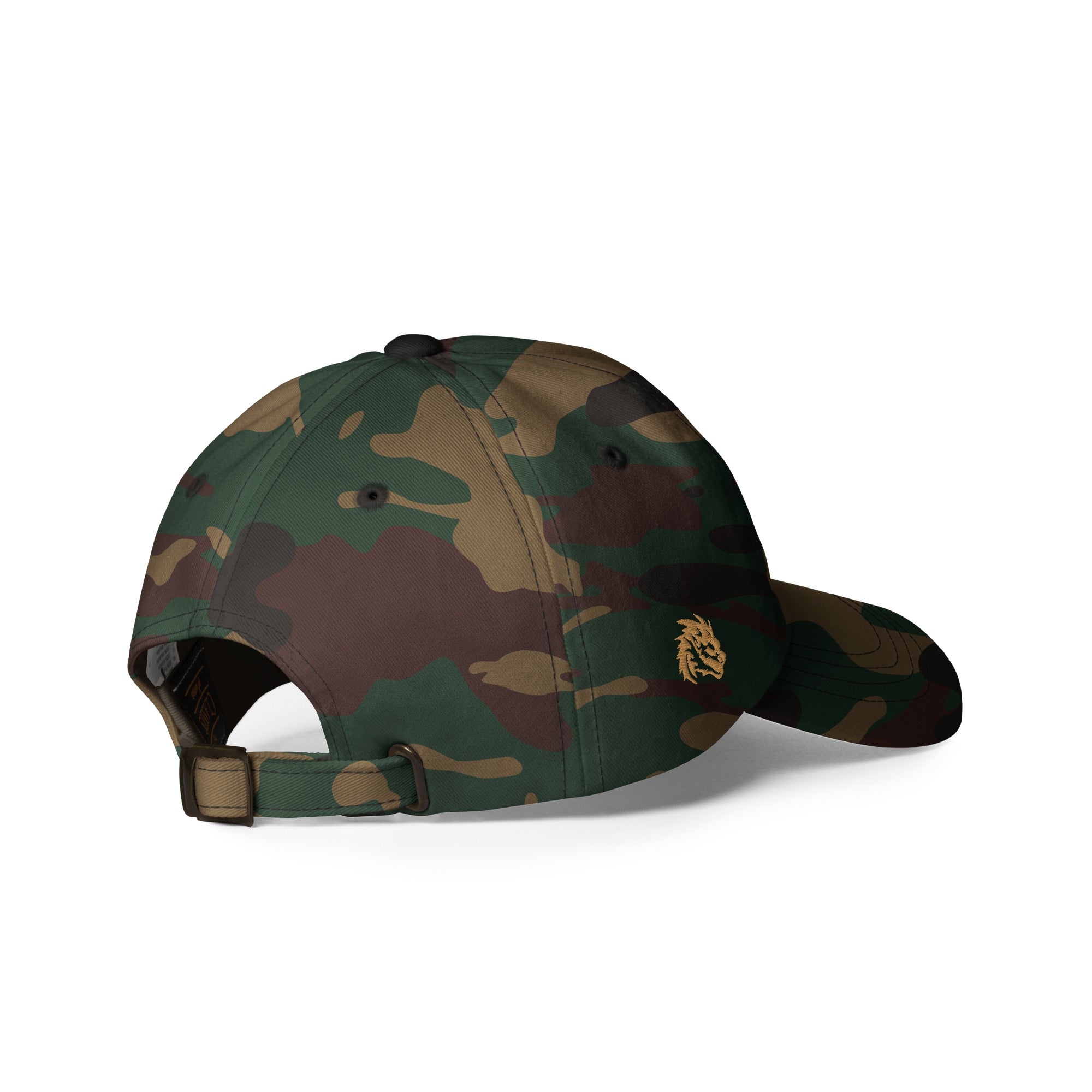 Gold Signature Embroidered Dad hat