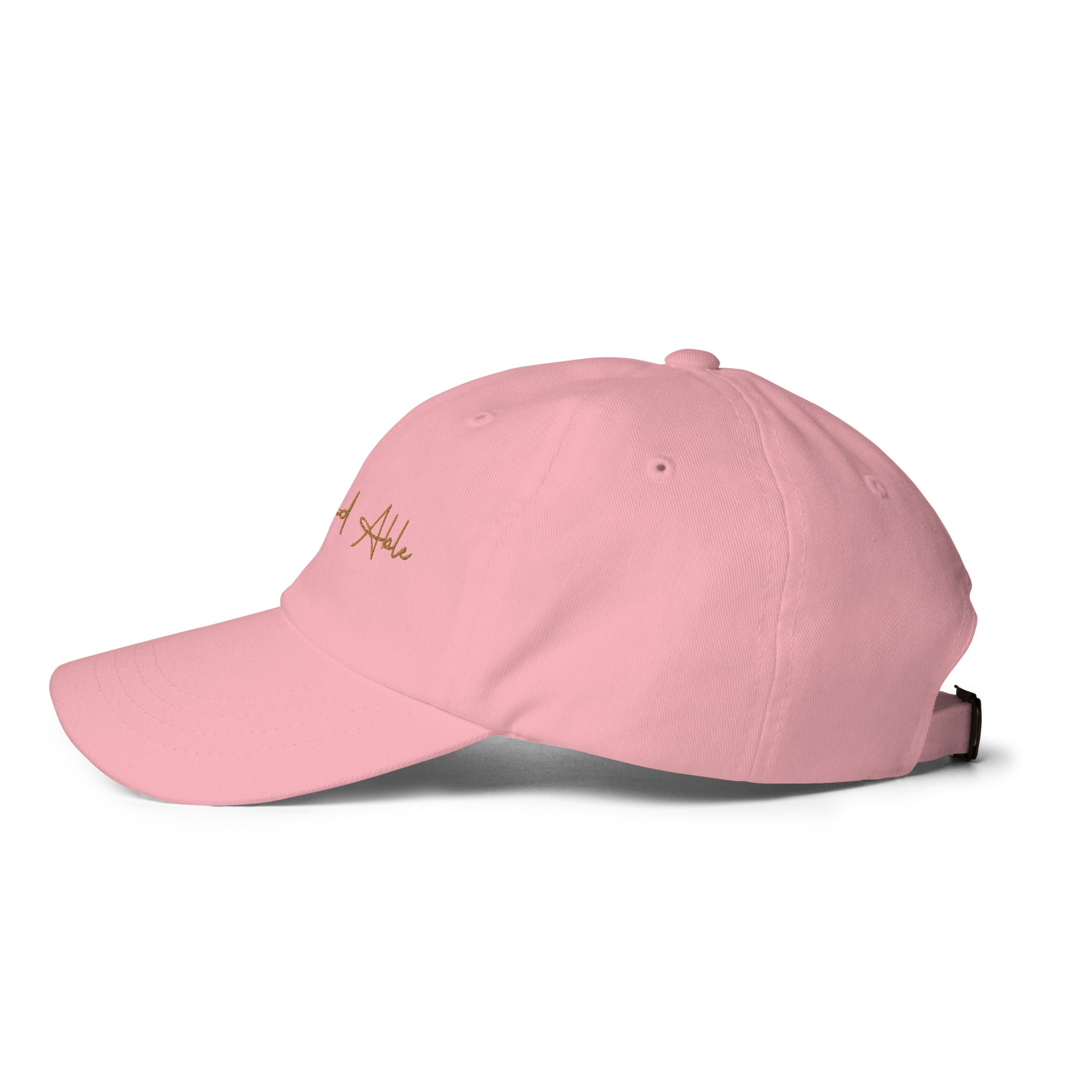 Gold Signature Embroidered Dad hat