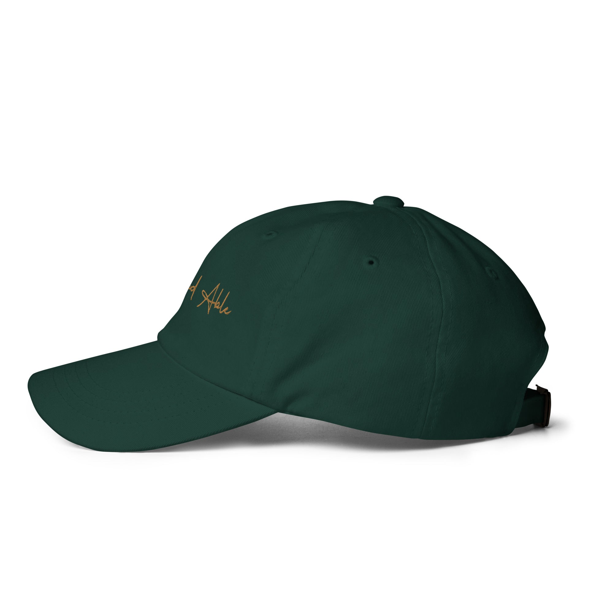 Gold Signature Embroidered Dad hat