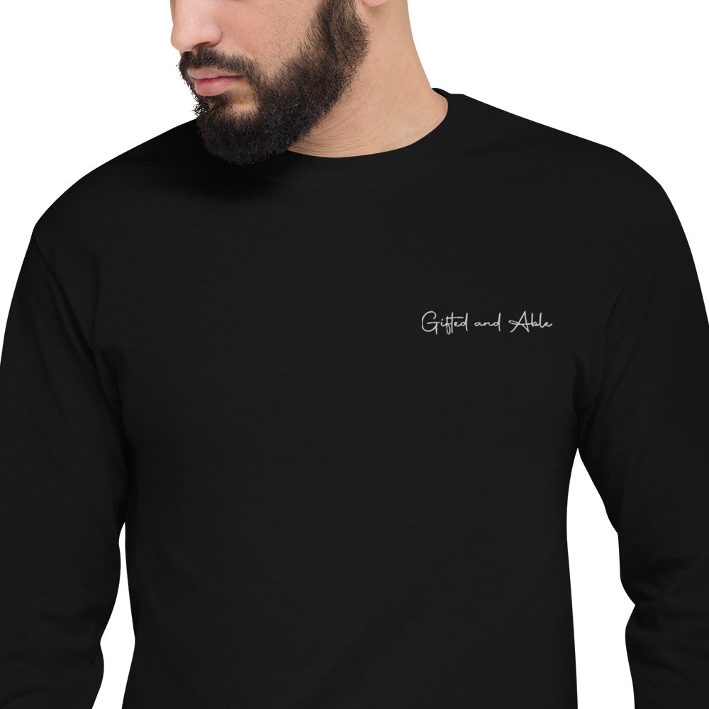 Champion Men's Embroidered Long Sleeve Shirt