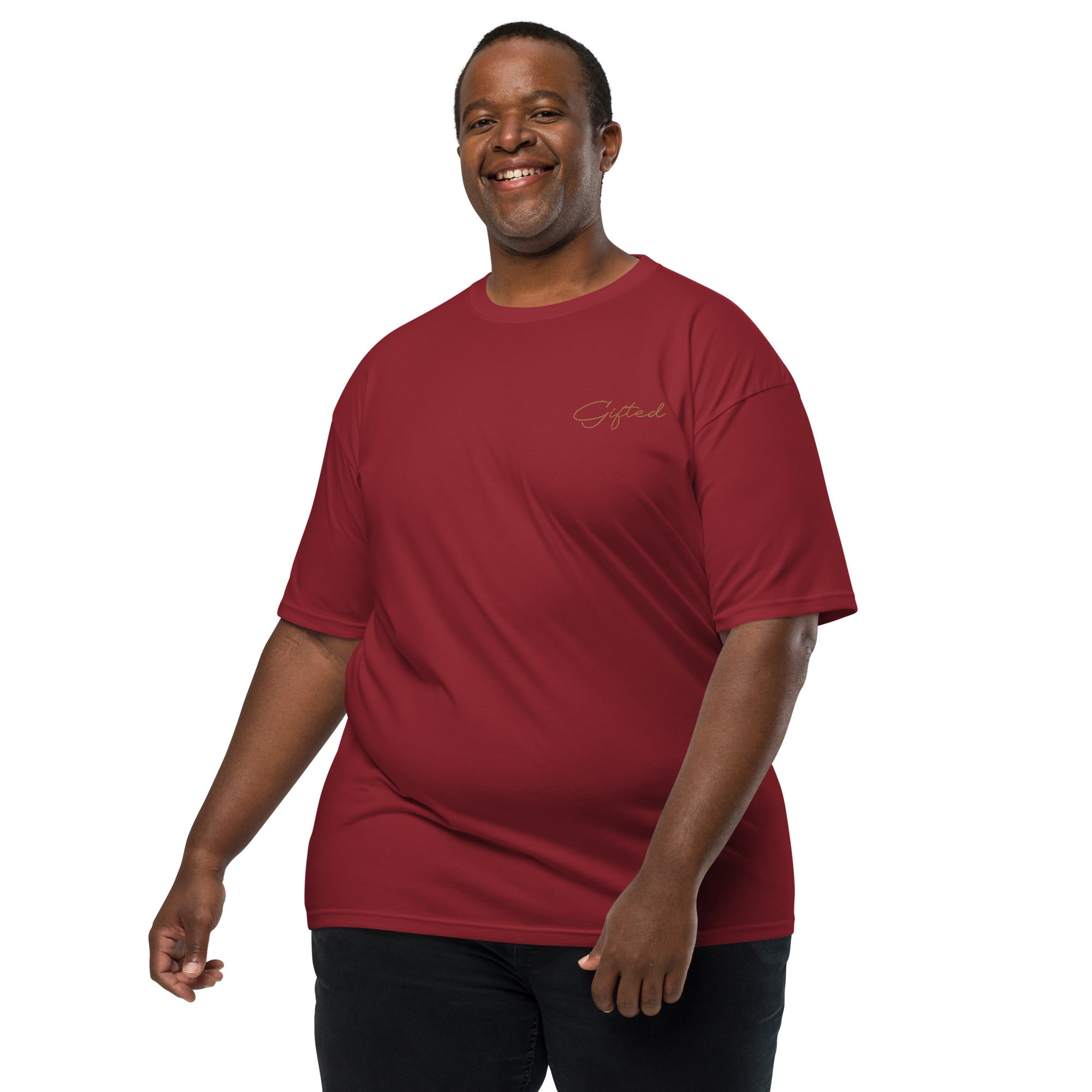 Gifted Gold Corner Embroidered Men’s premium heavyweight tee
