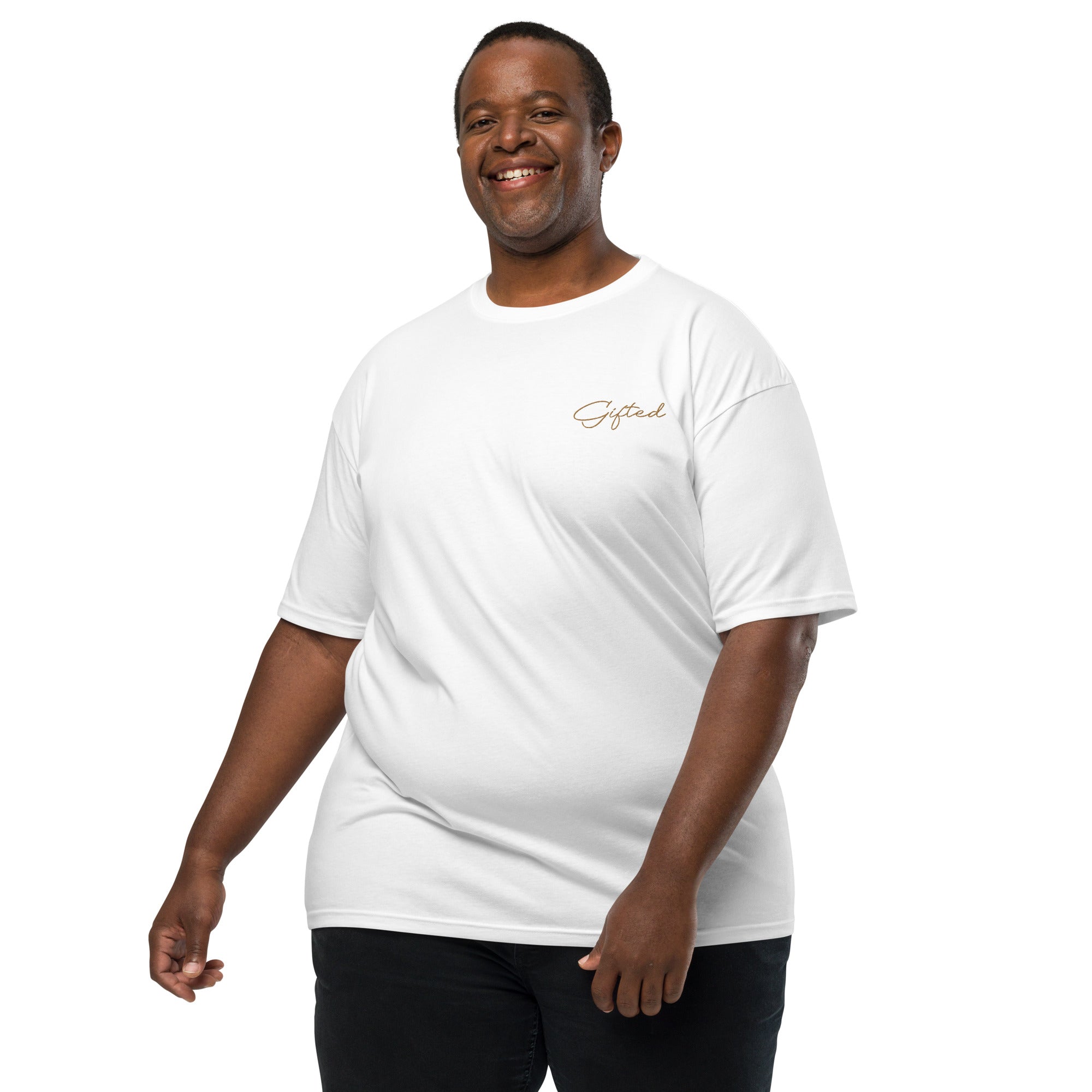 Gifted Gold Corner Embroidered Men’s premium heavyweight tee