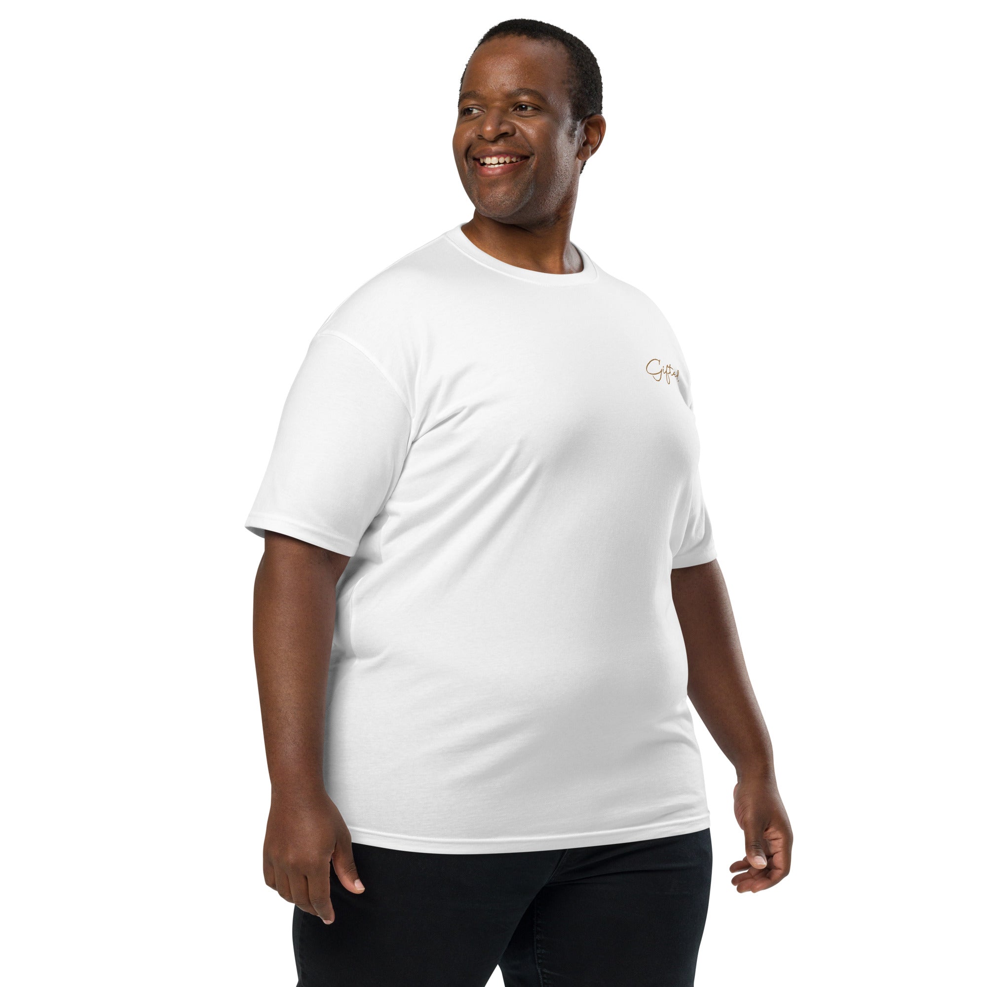Gifted Gold Corner Embroidered Men’s premium heavyweight tee