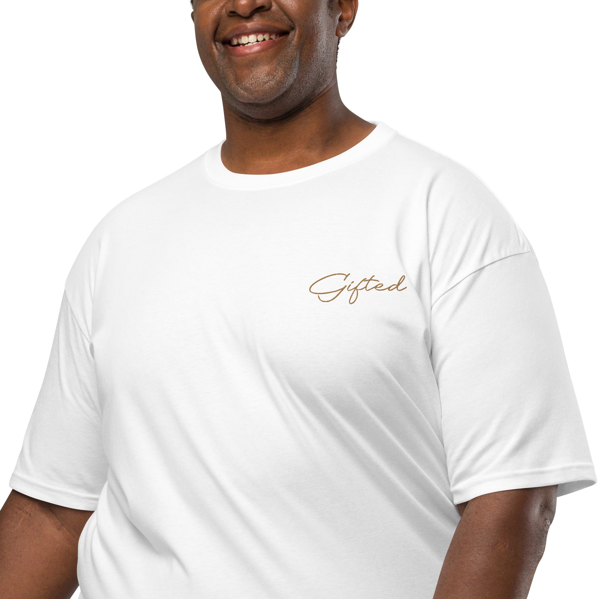 Gifted Gold Corner Embroidered Men’s premium heavyweight tee