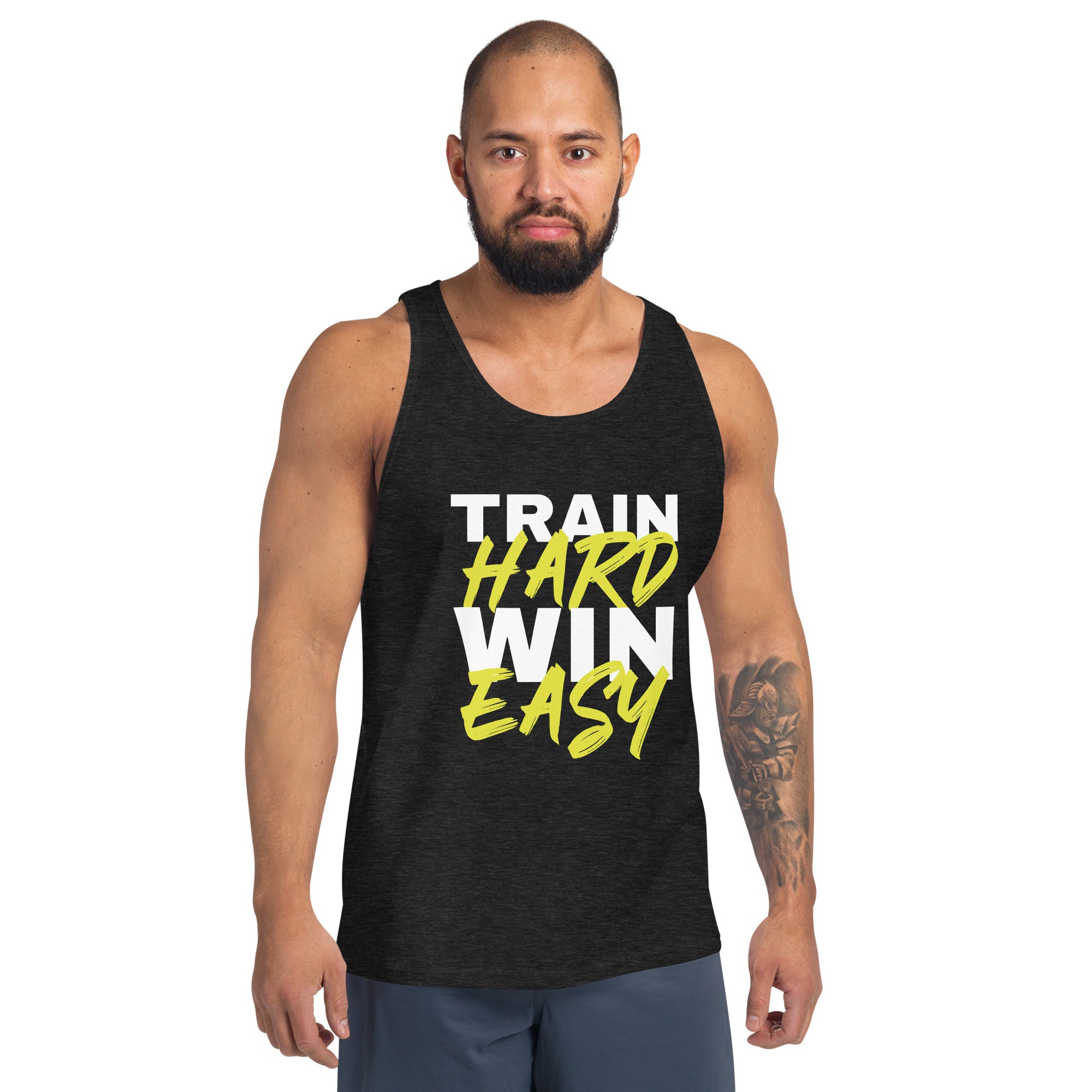 Train Hard Win Easy Men's Tank Top