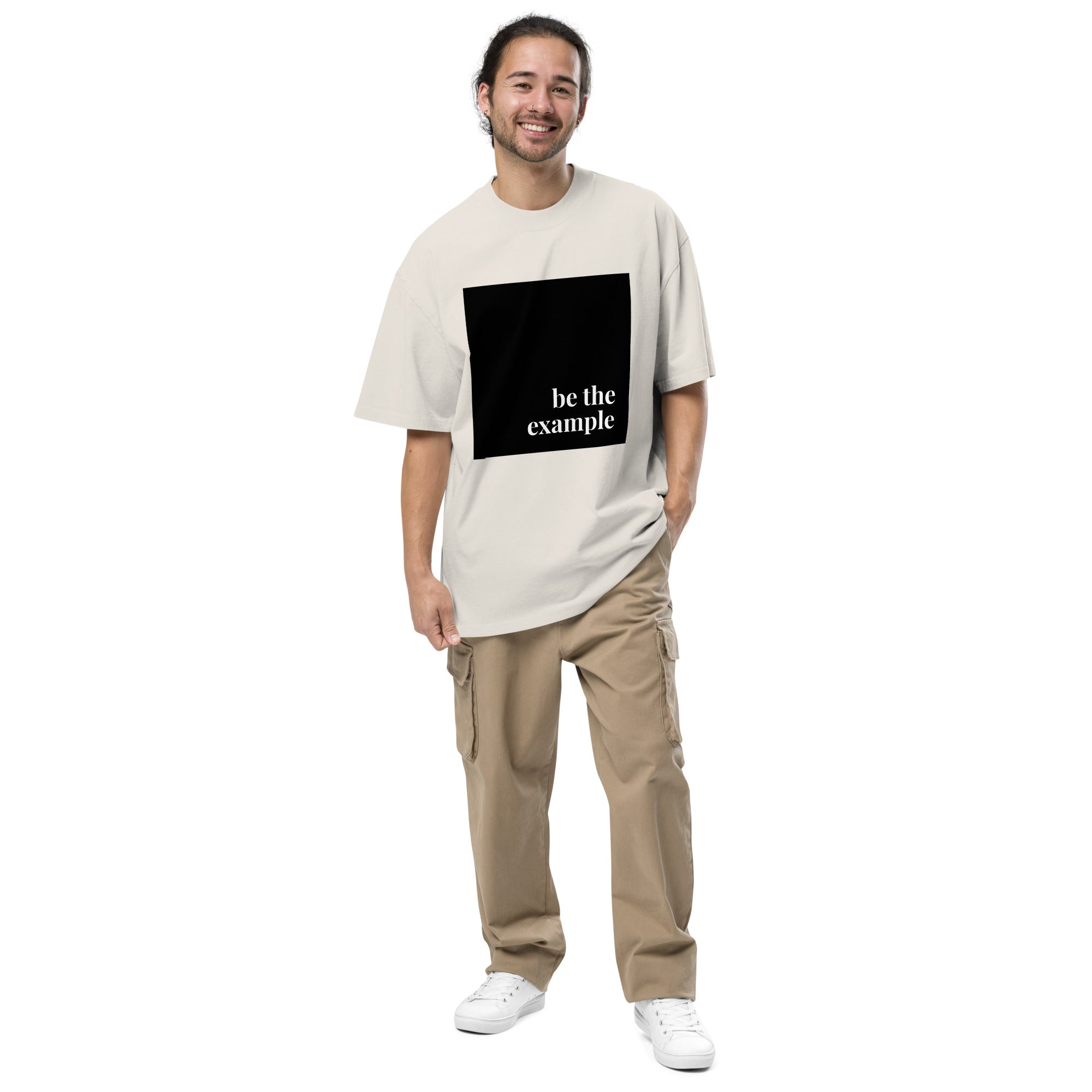 Be the example Oversized faded t-shirt