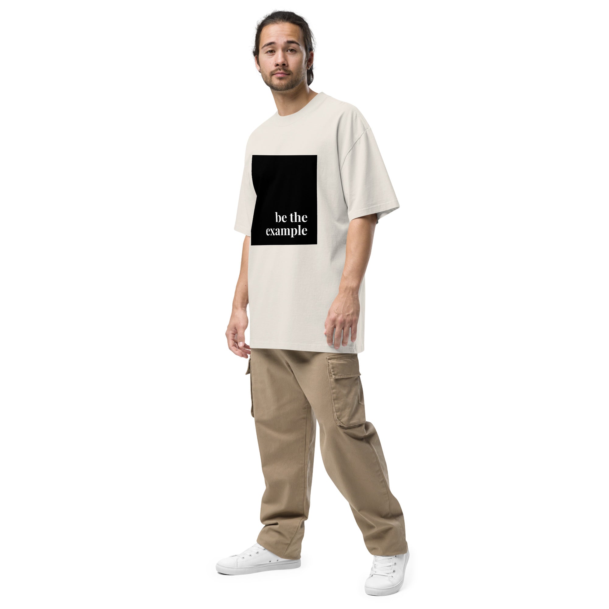 Be the example Oversized faded t-shirt