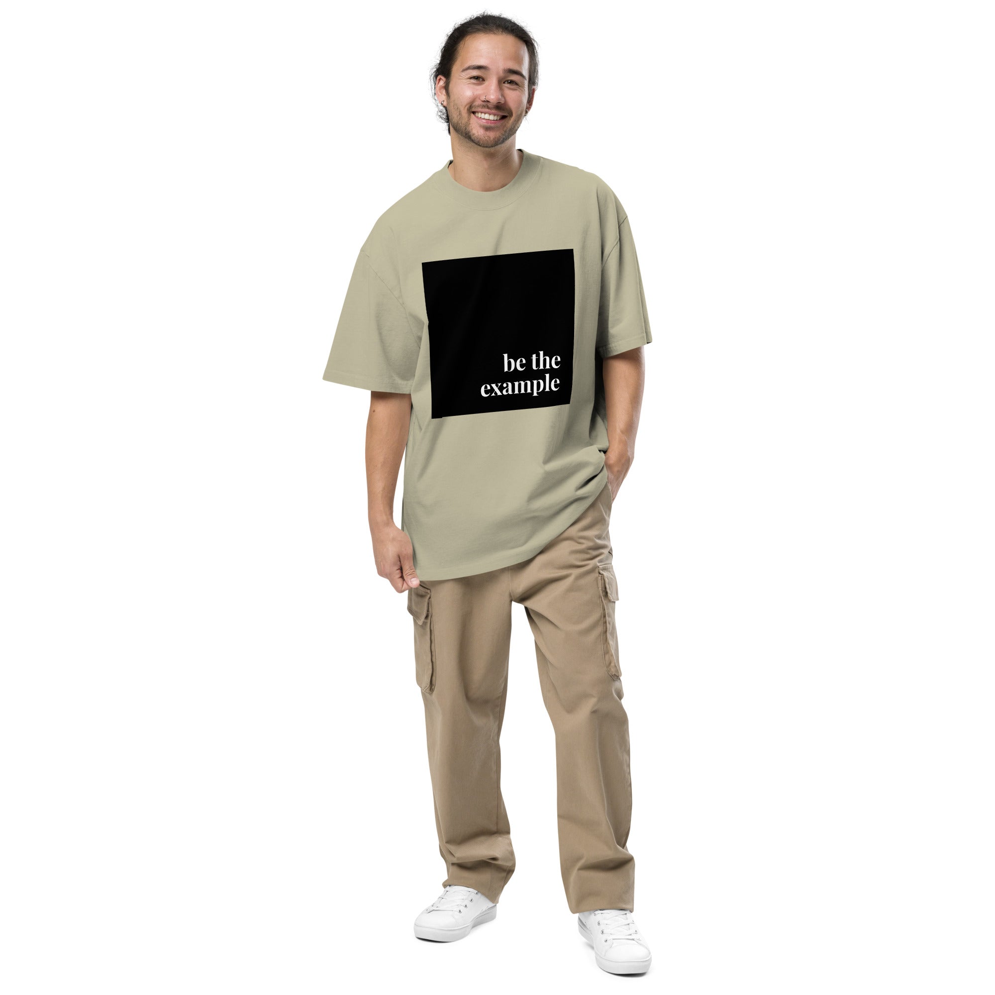 Be the example Oversized faded t-shirt