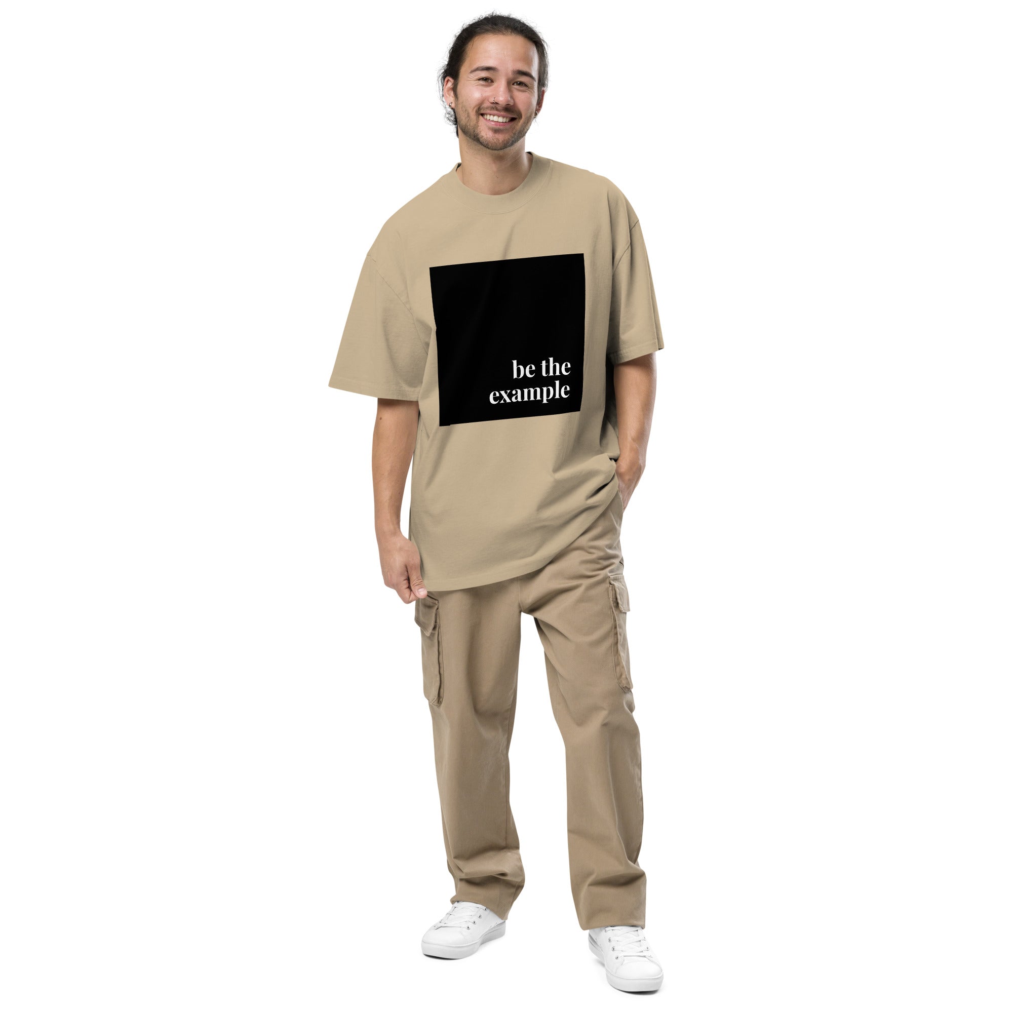 Be the example Oversized faded t-shirt