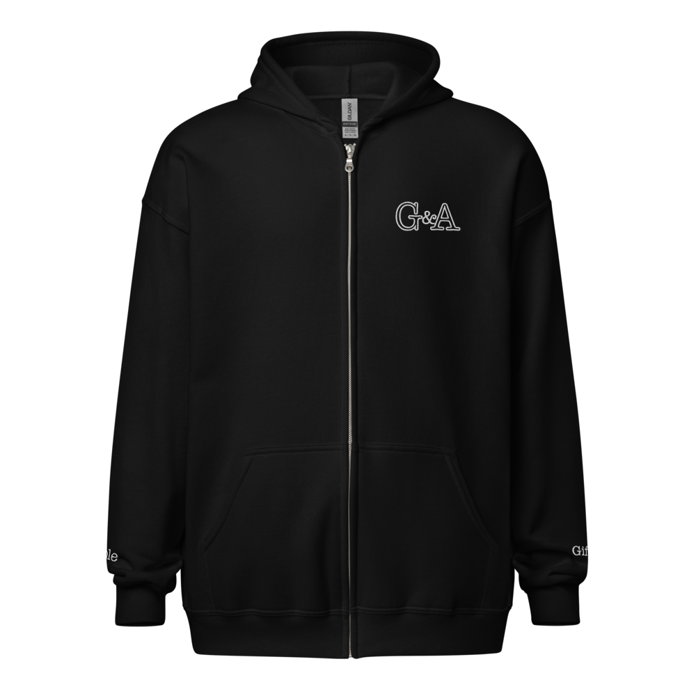 G&A Embroidered Full Zip Hooded Jacket