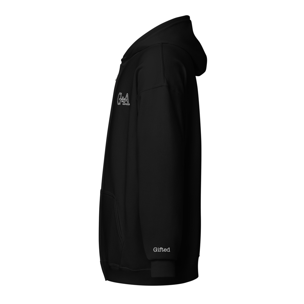 G&A Embroidered Full Zip Hooded Jacket
