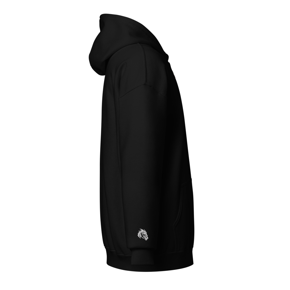 Dragon Embroidered Full-Zip G&A Hooded Jacket