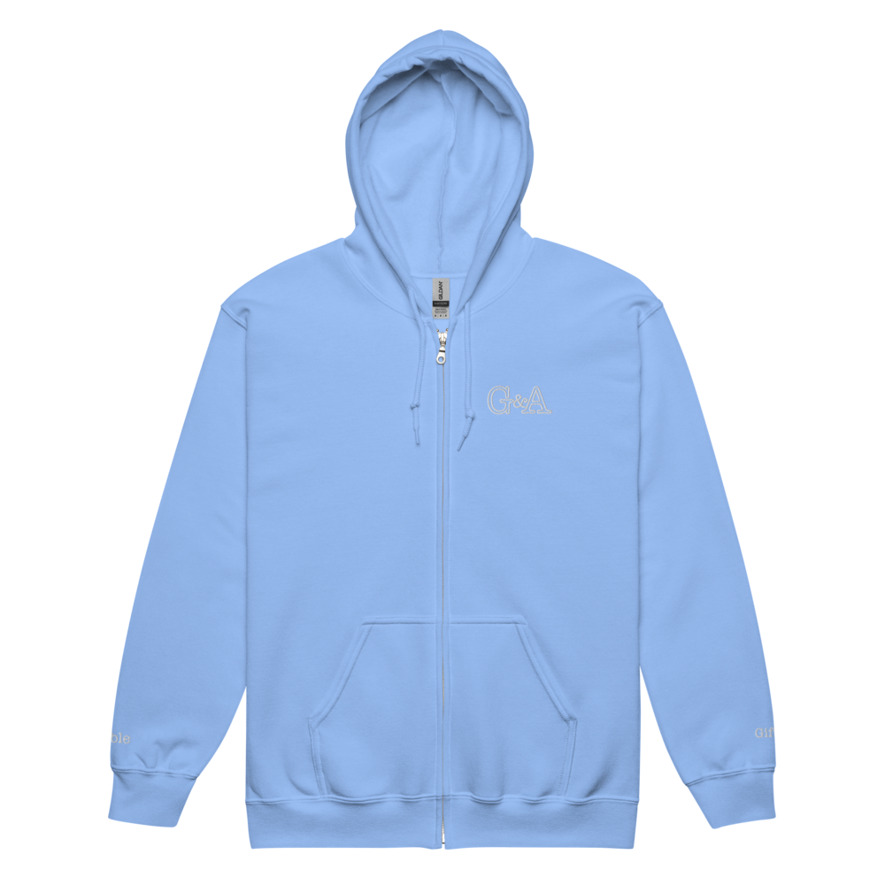 G&A Embroidered Full Zip Hooded Jacket