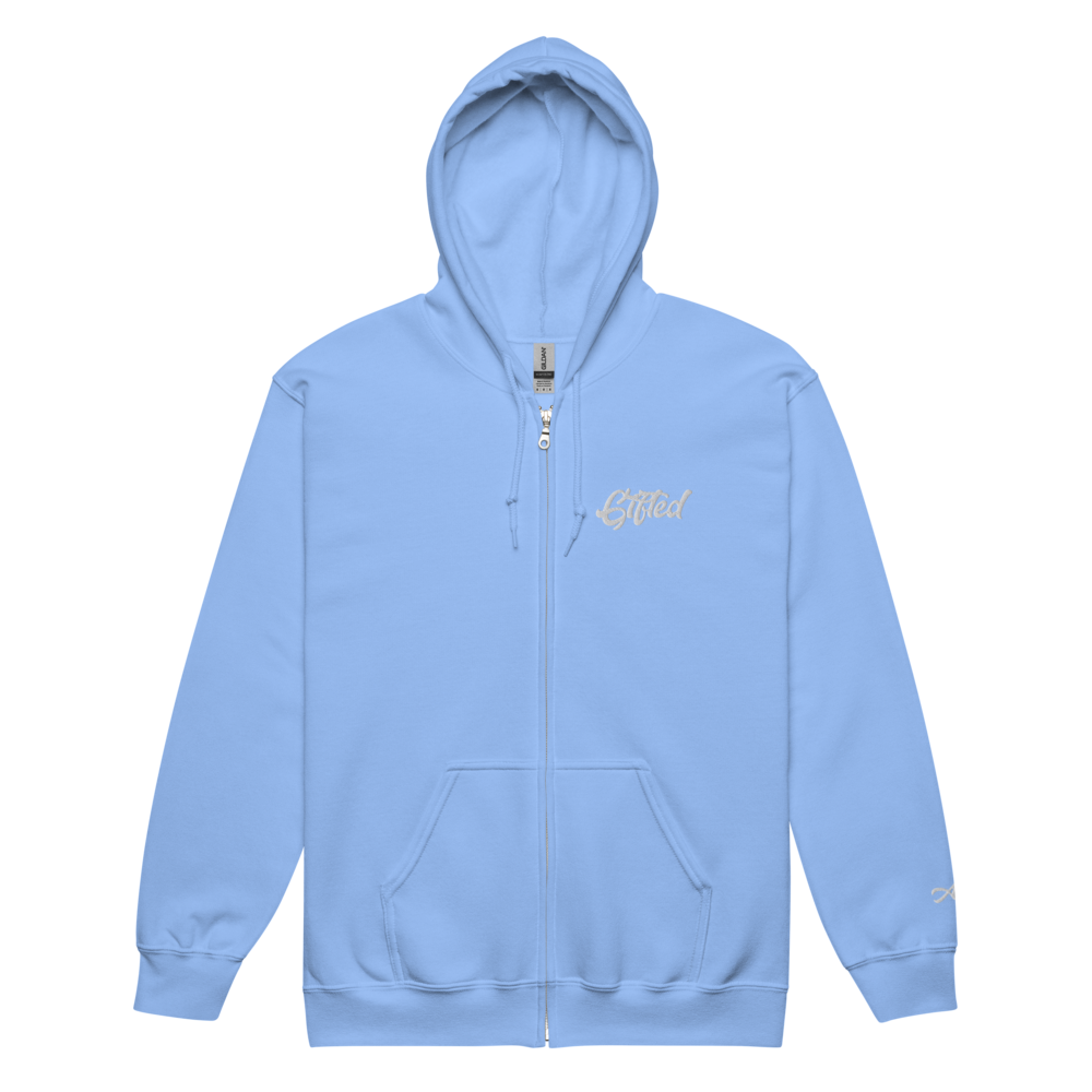 "Gifted" Embroidered Full-Zip Hooded Jacket
