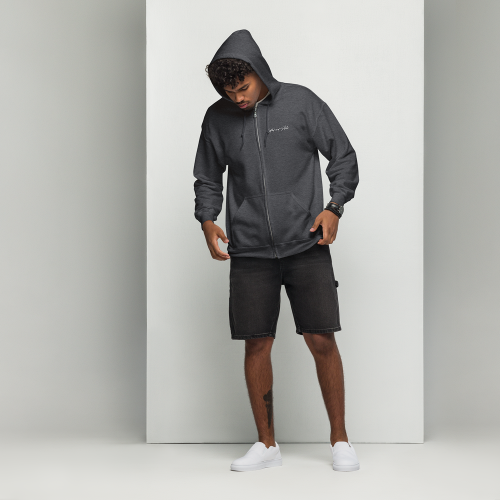 Dragon Embroidered Full-Zip G&A Hooded Jacket