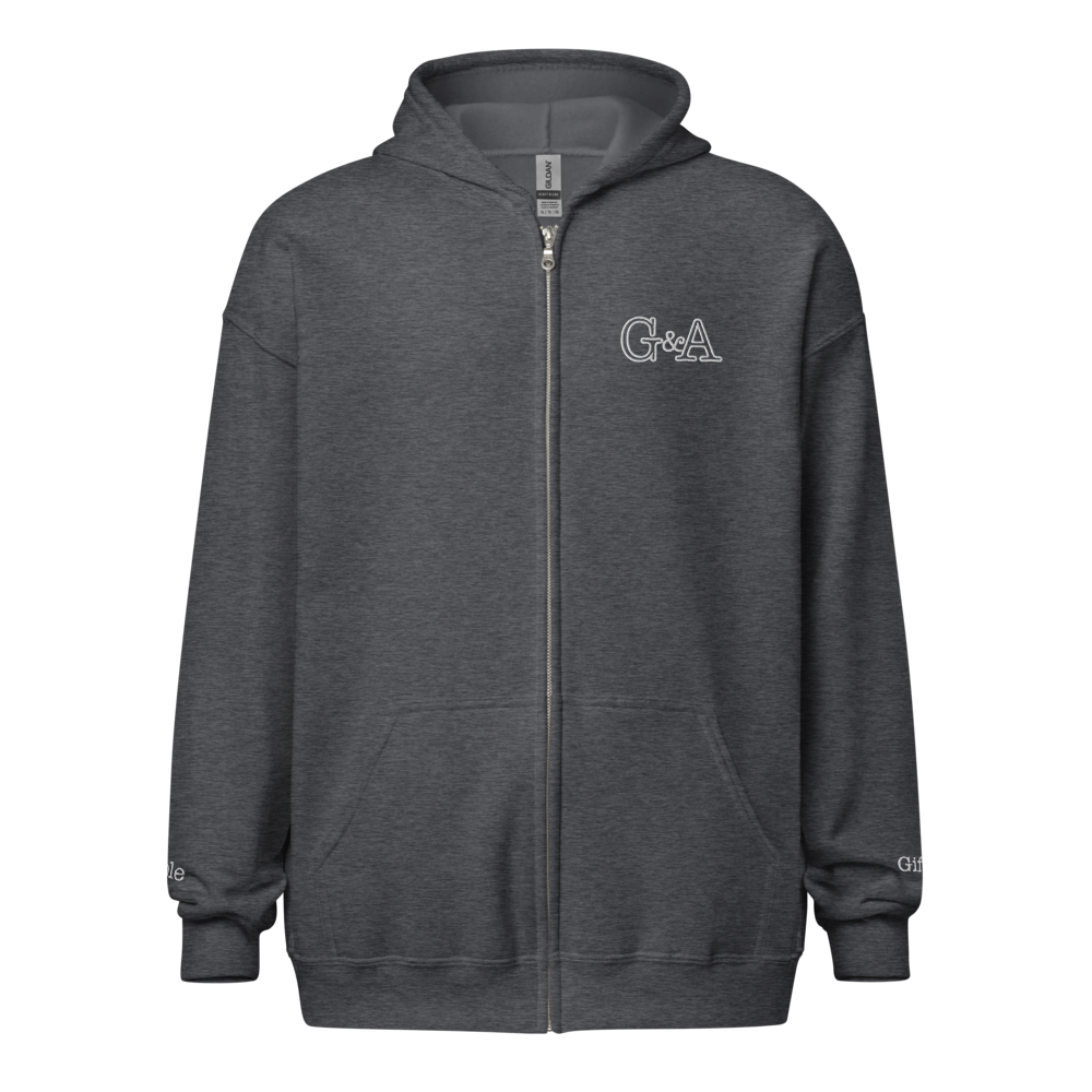 G&A Embroidered Full Zip Hooded Jacket