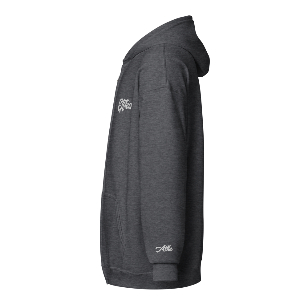 "Gifted" Embroidered Full-Zip Hooded Jacket