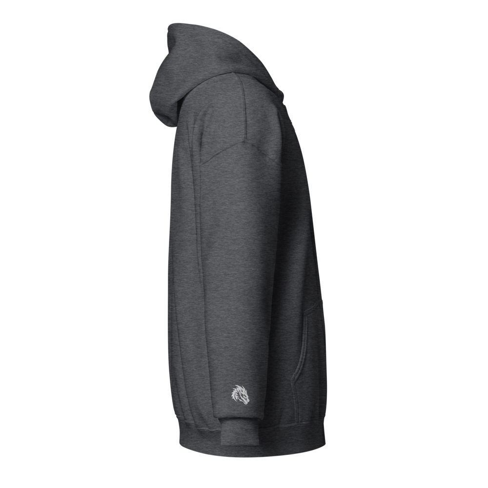 Dragon Embroidered Full-Zip G&A Hooded Jacket