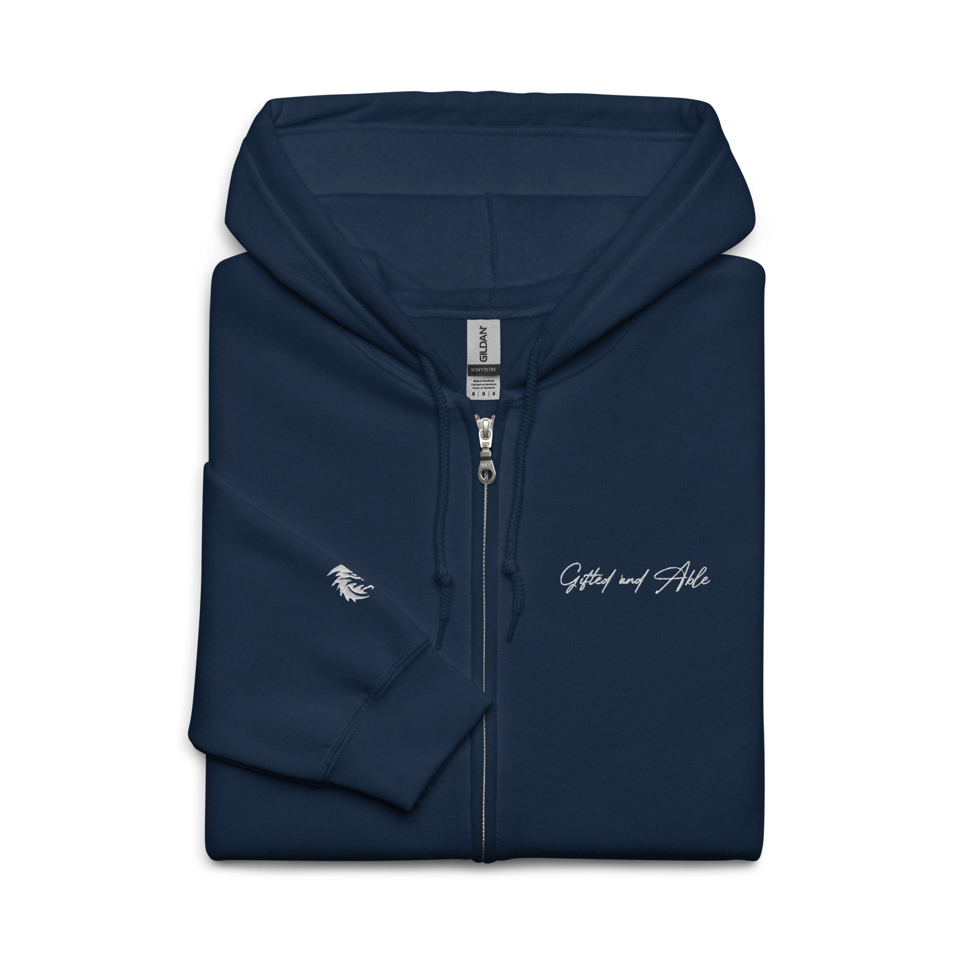 Dragon Embroidered Full-Zip G&A Hooded Jacket