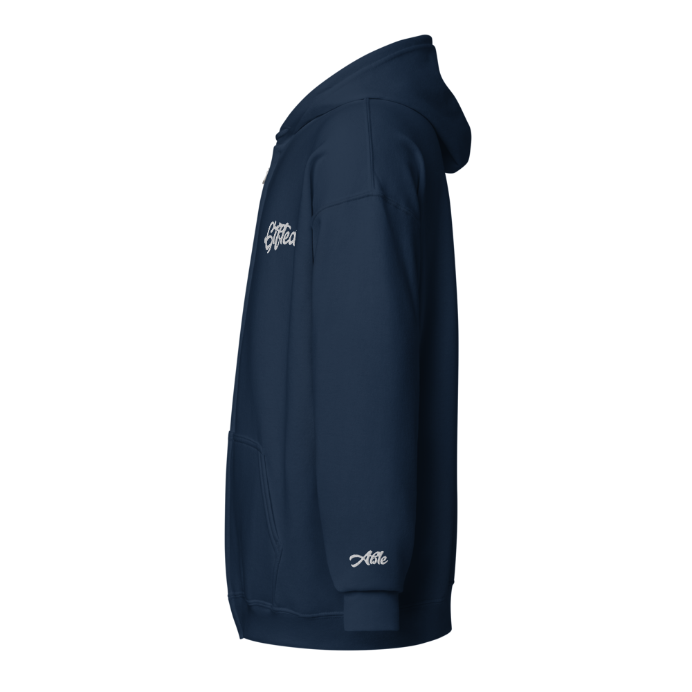 "Gifted" Embroidered Full-Zip Hooded Jacket