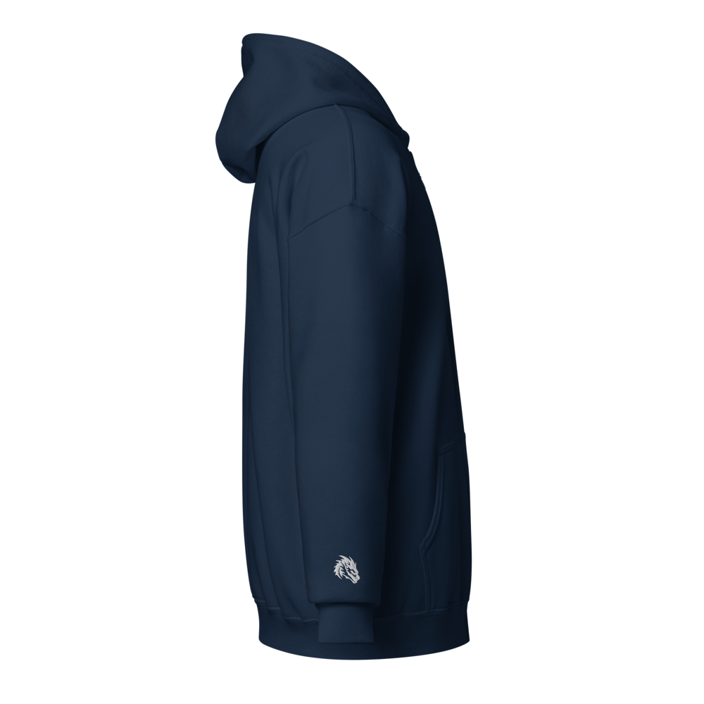 Dragon Embroidered Full-Zip G&A Hooded Jacket