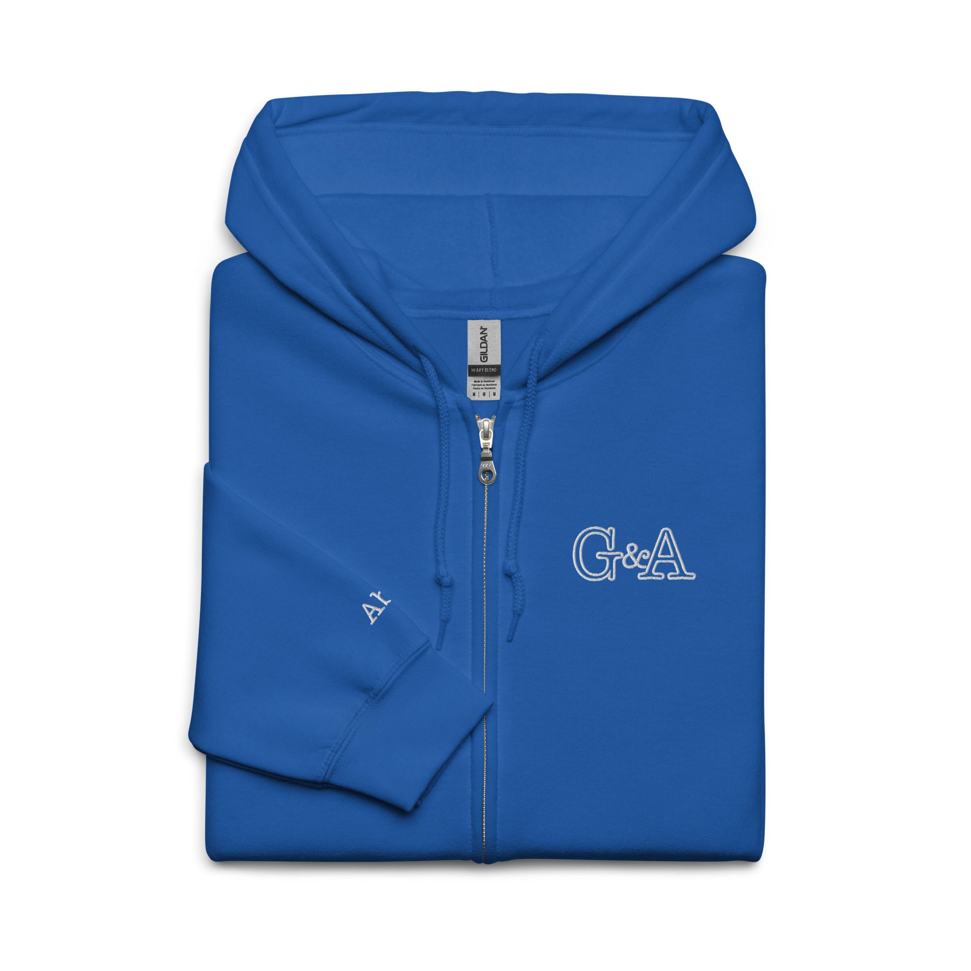 G&A Embroidered Full Zip Hooded Jacket