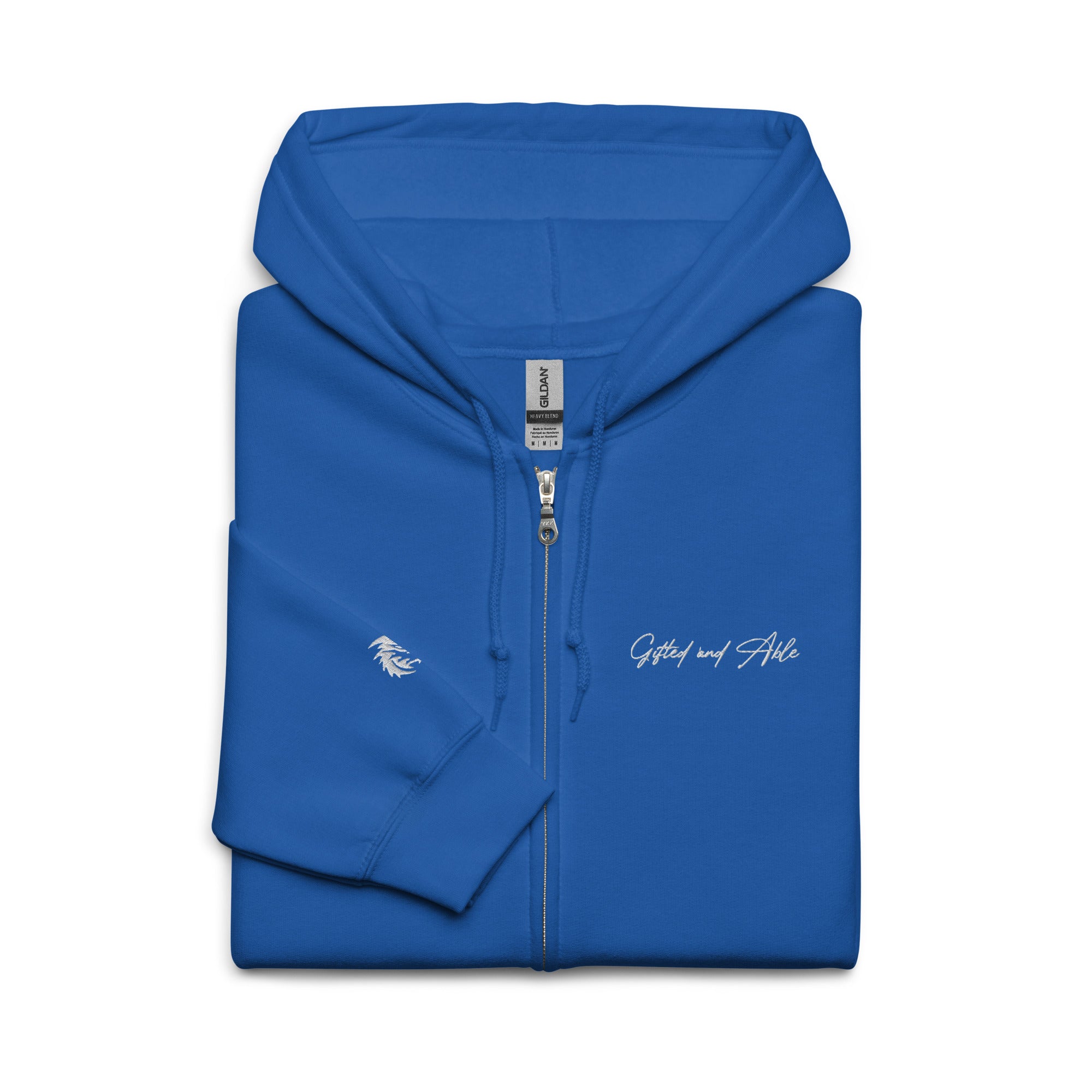 Dragon Embroidered Full-Zip G&A Hooded Jacket