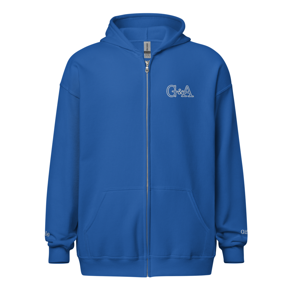 G&A Embroidered Full Zip Hooded Jacket