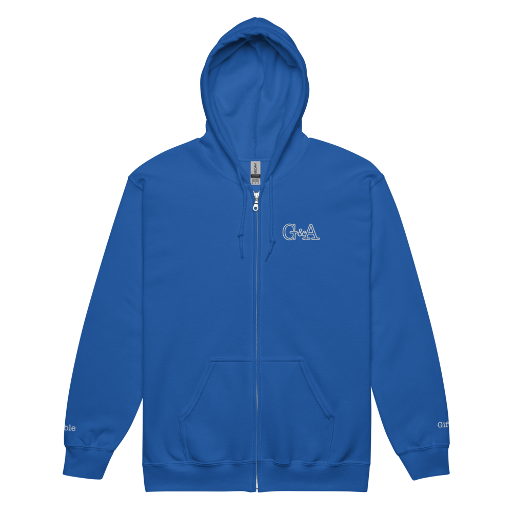 G&A Embroidered Full Zip Hooded Jacket