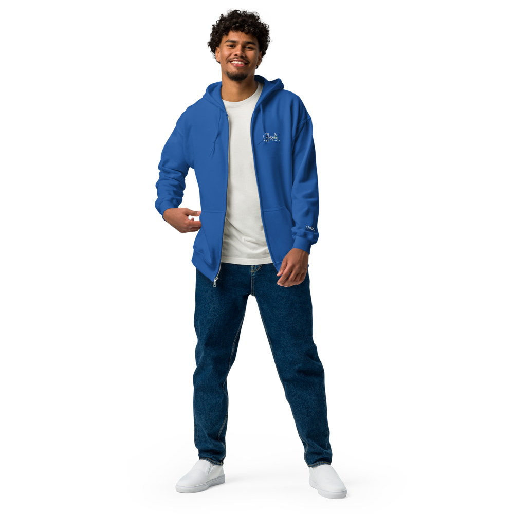 G&A Embroidered Full Zip Hooded Jacket