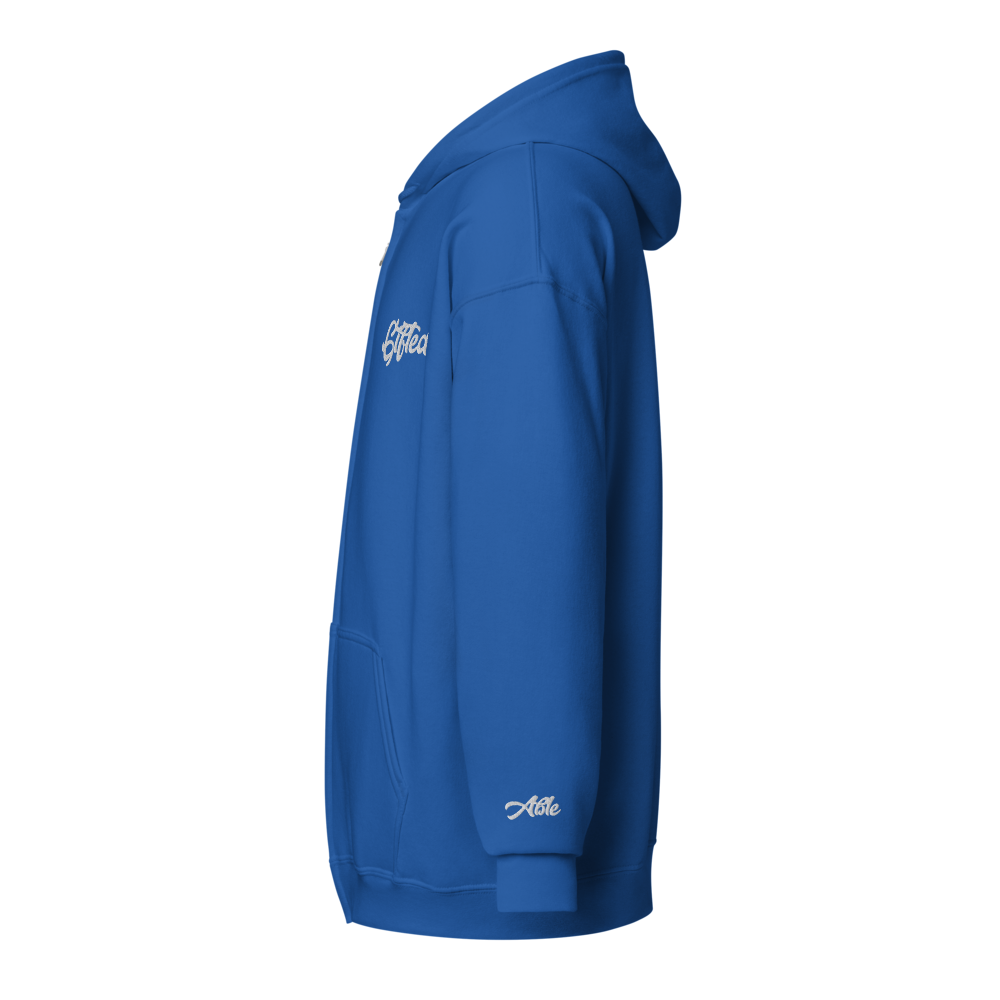 "Gifted" Embroidered Full-Zip Hooded Jacket