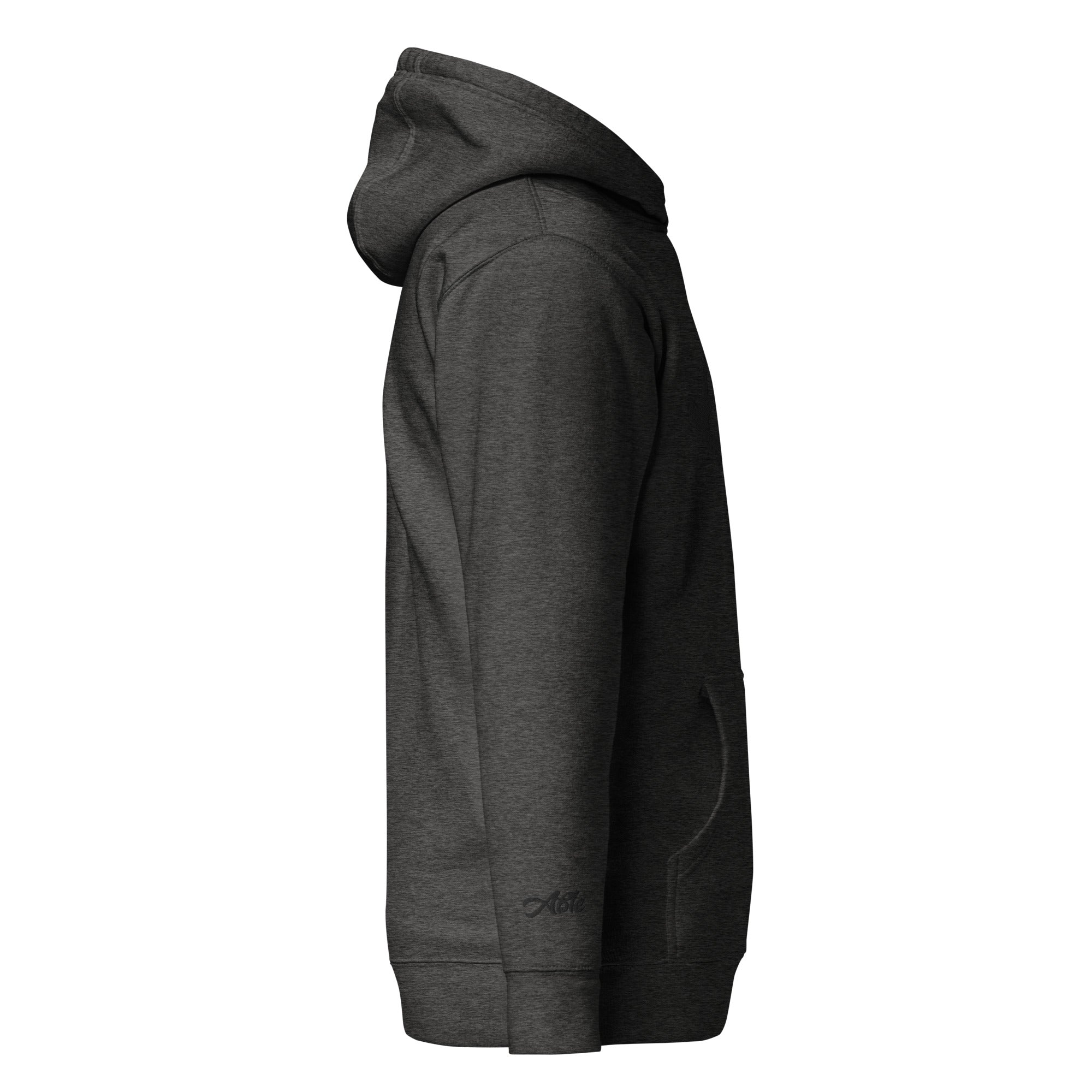 Heather Grey Gifted Embroidered Hoodie