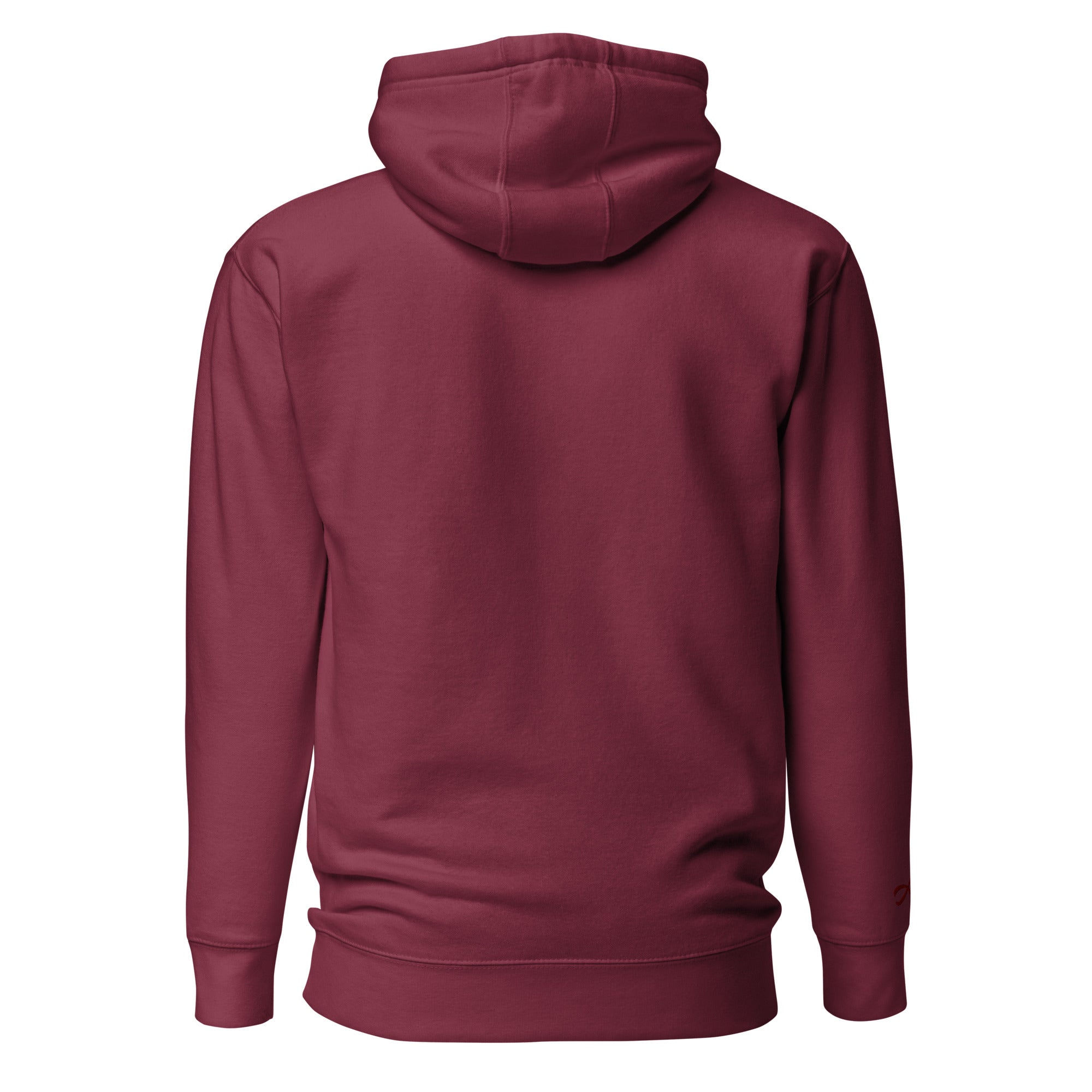 Gifted Maroon Embroidered Hoodie