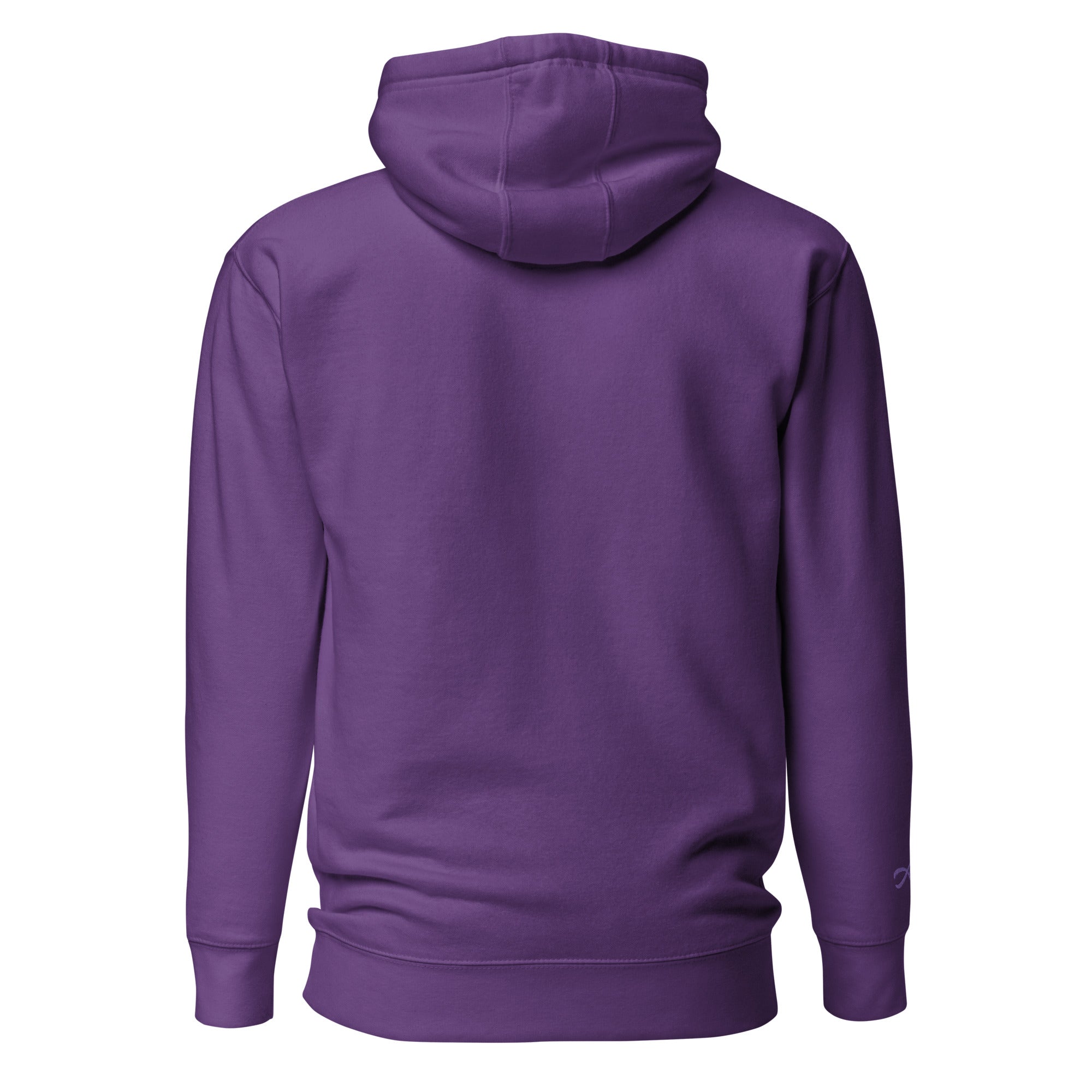 Violet Funky Gifted Embroidered Hoodie