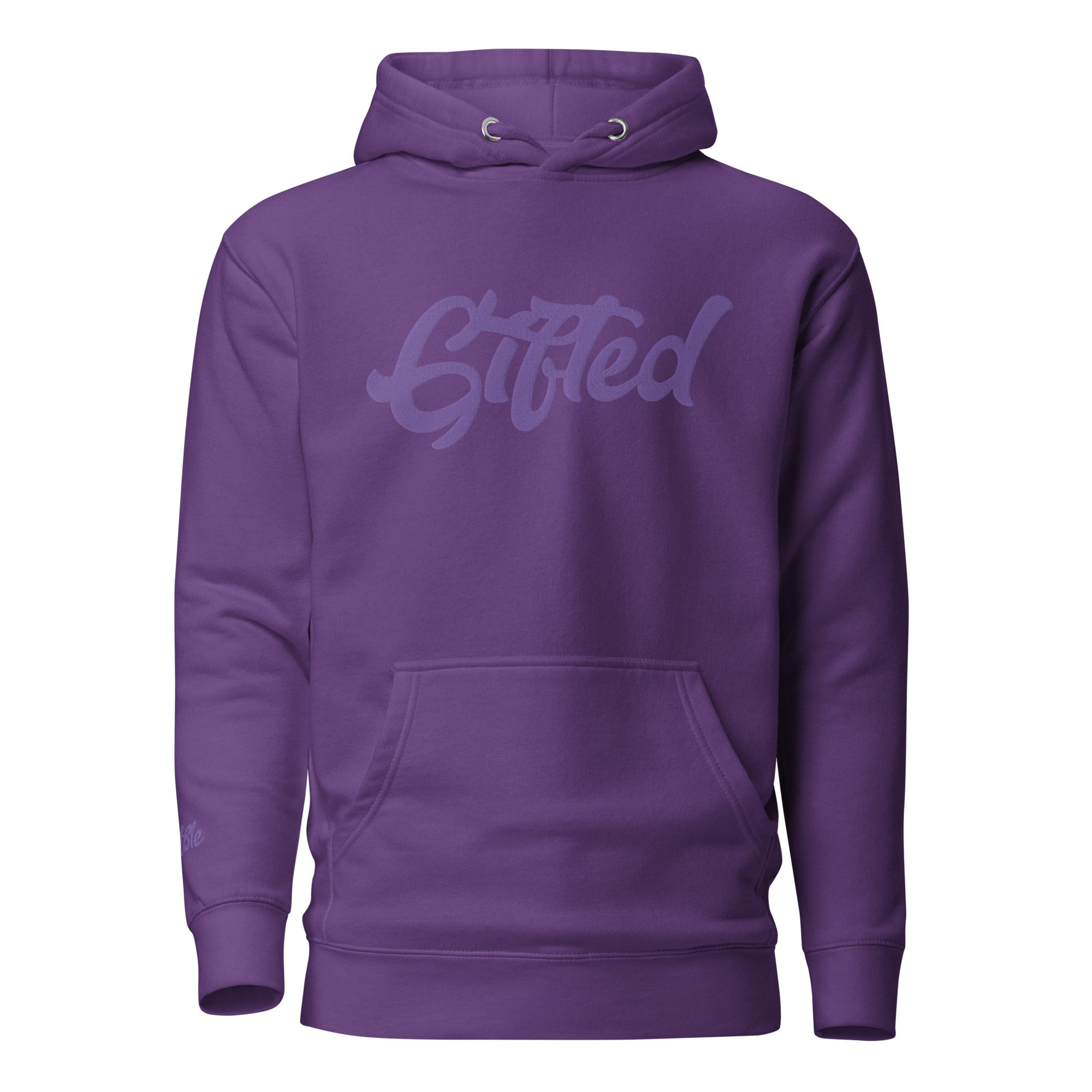 Violet Funky Gifted Embroidered Hoodie