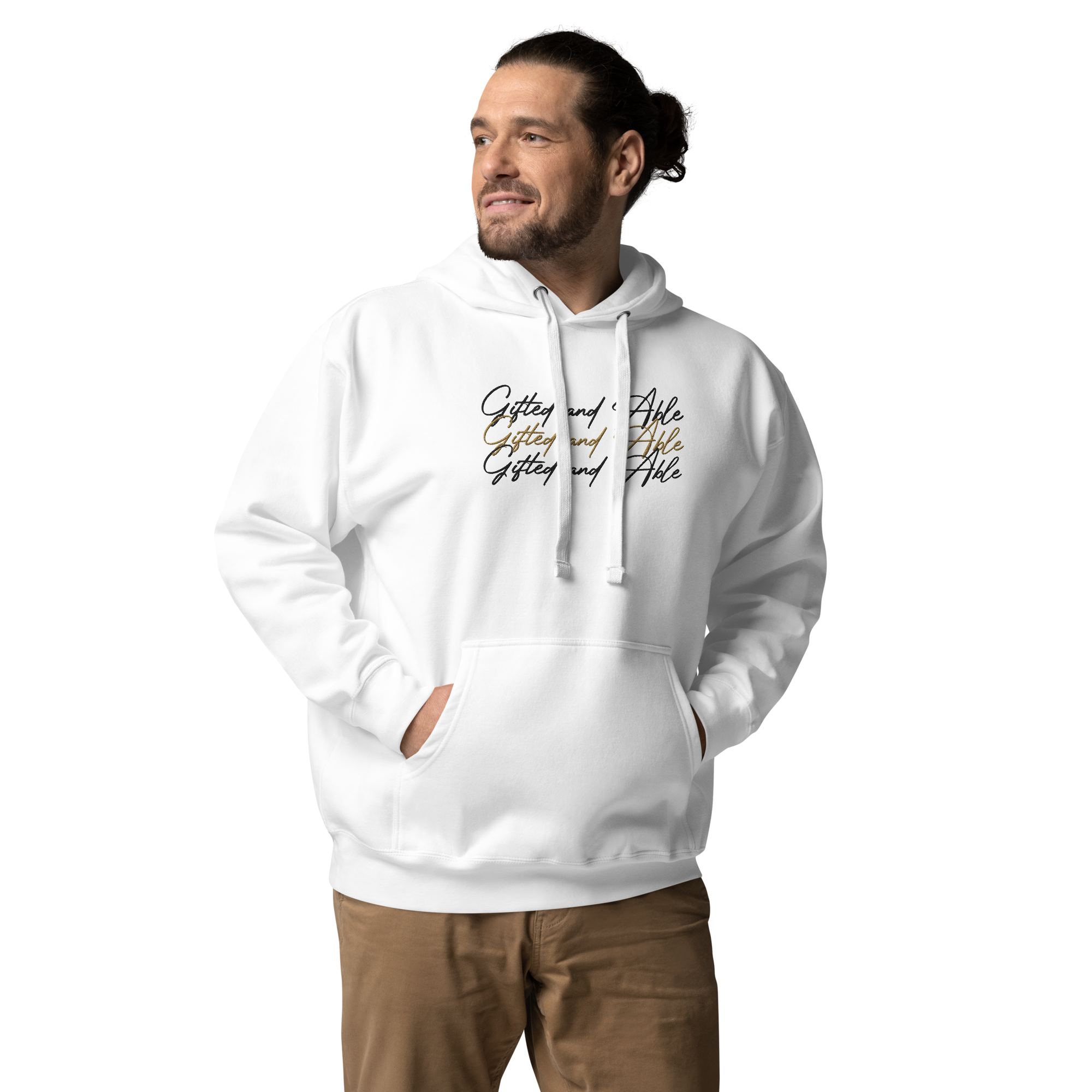 It Echos Embroidered Hoodie