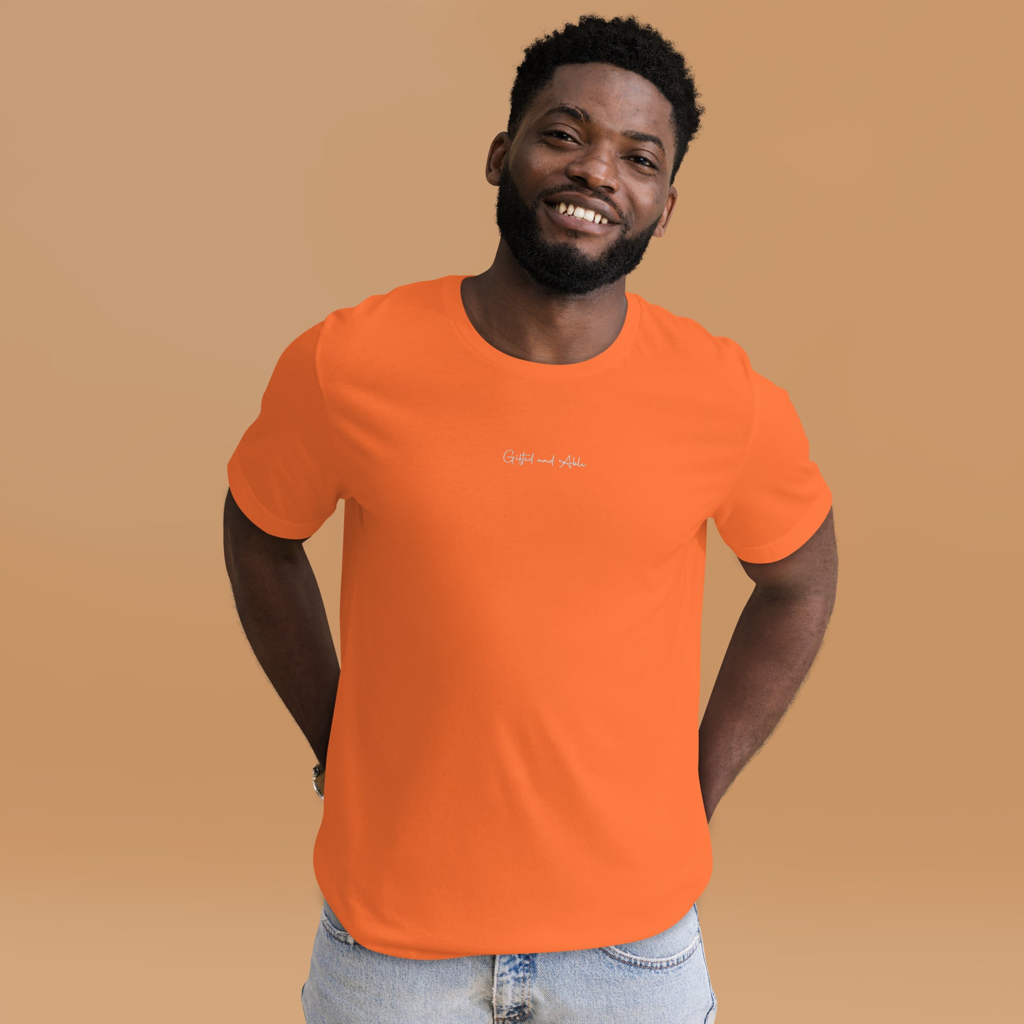 Small Centered Embroidered Signature t-shirt