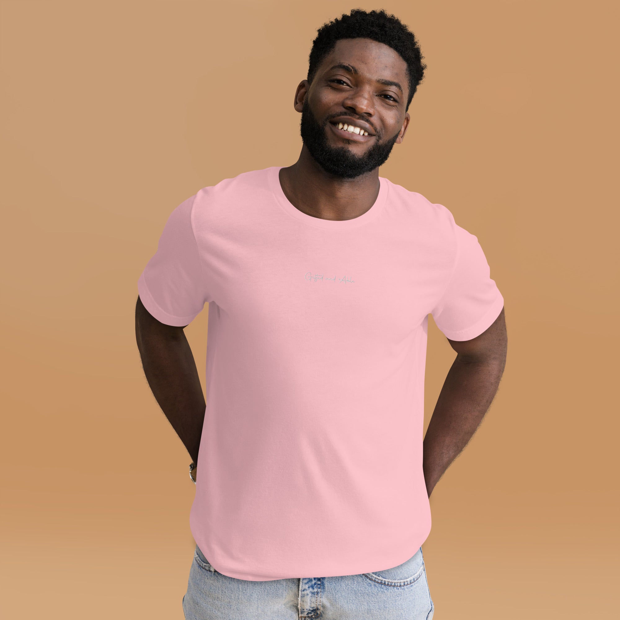 Small Centered Embroidered Signature t-shirt