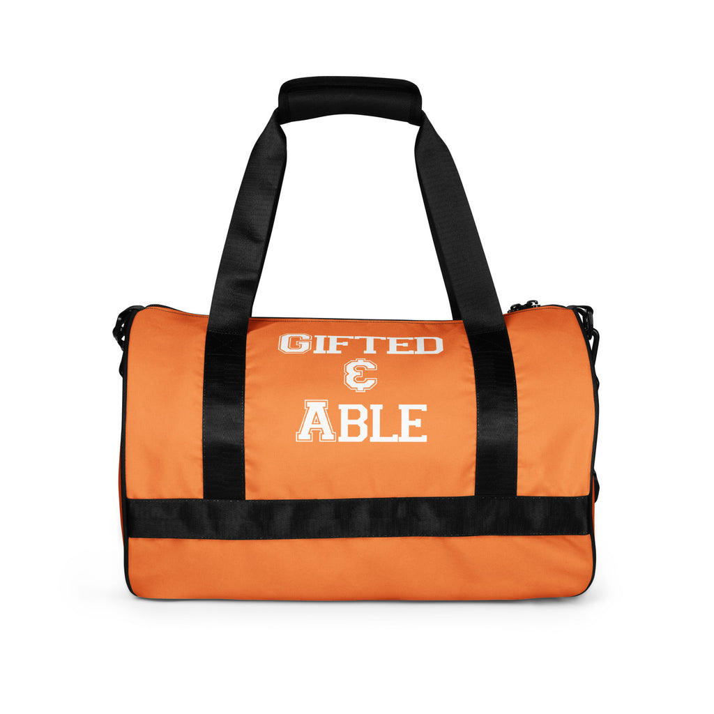 Orange Collegiate Gym Bag