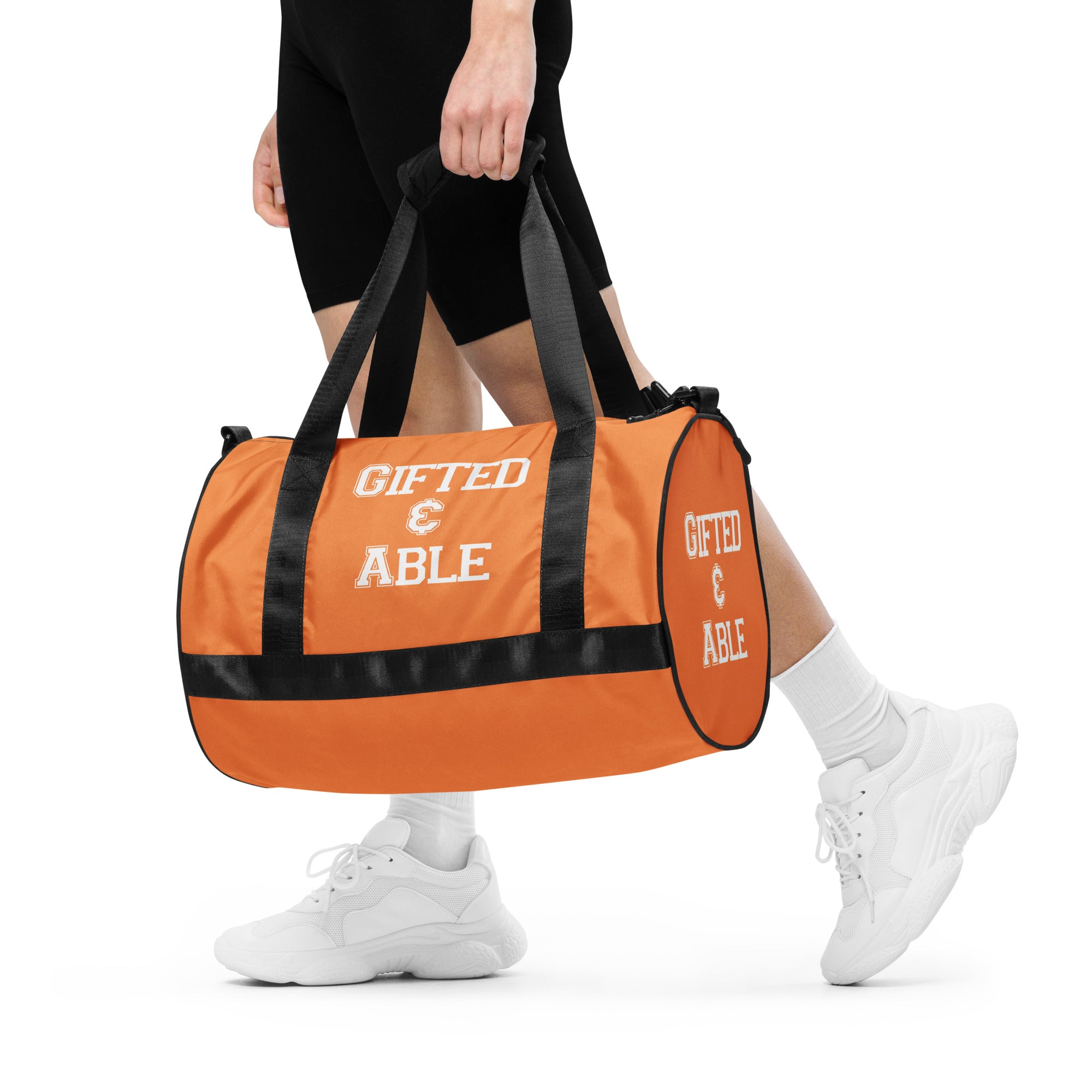 Orange Collegiate Gym Bag