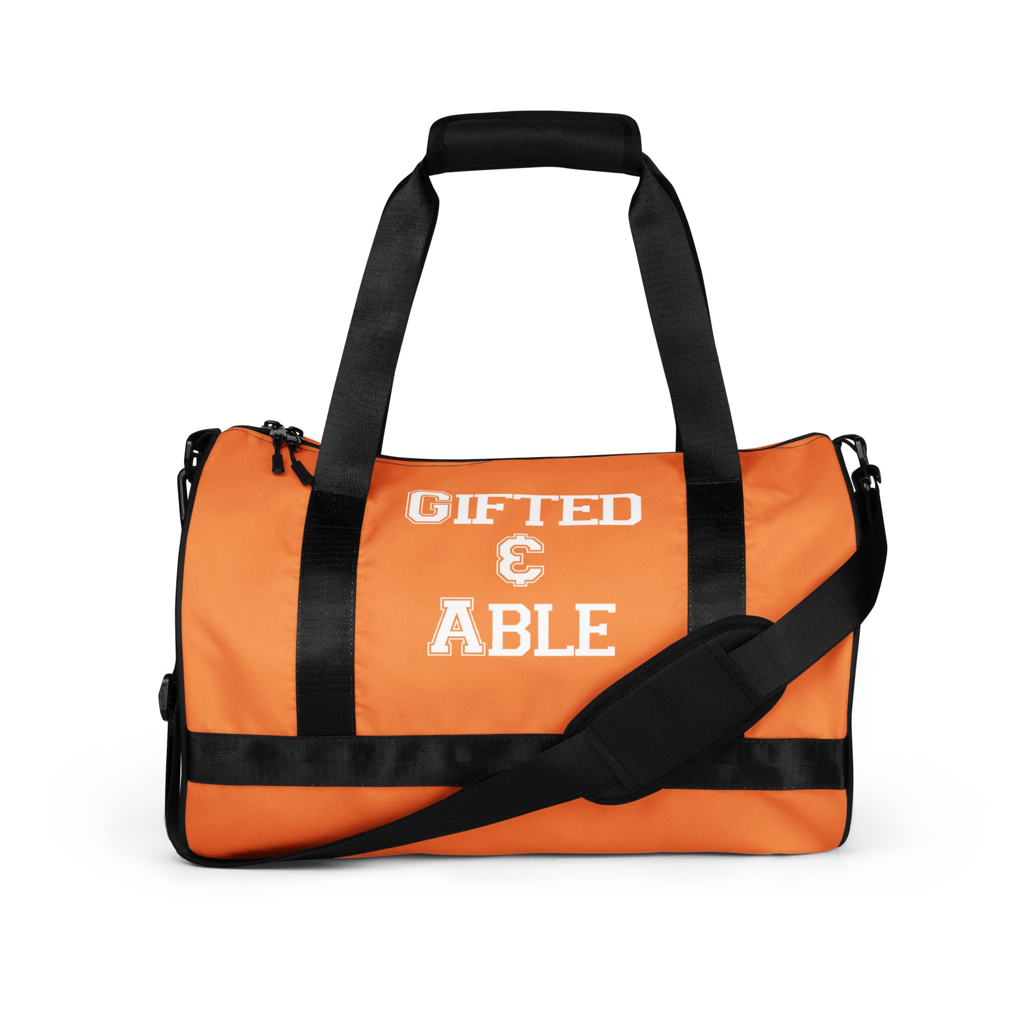 Orange Collegiate Gym Bag