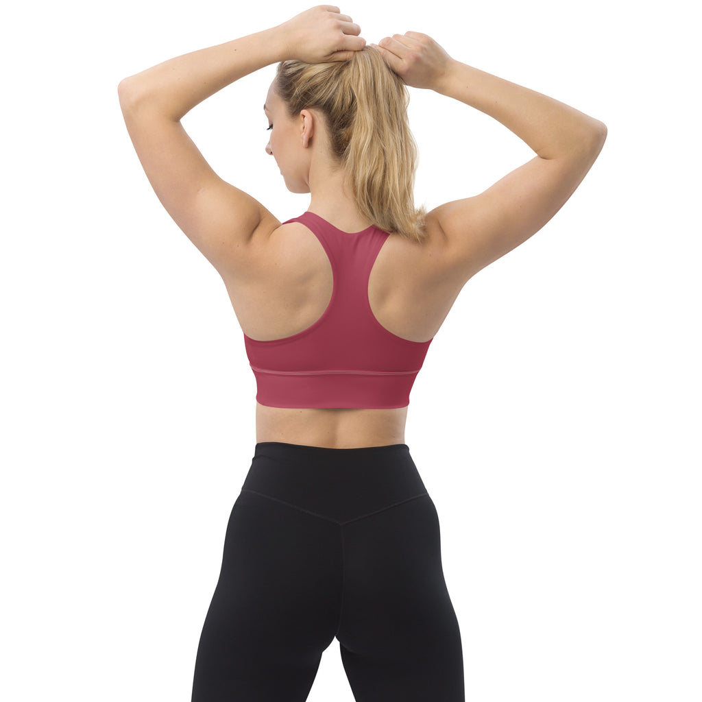 Hippie Pink Signature Longline sports bra